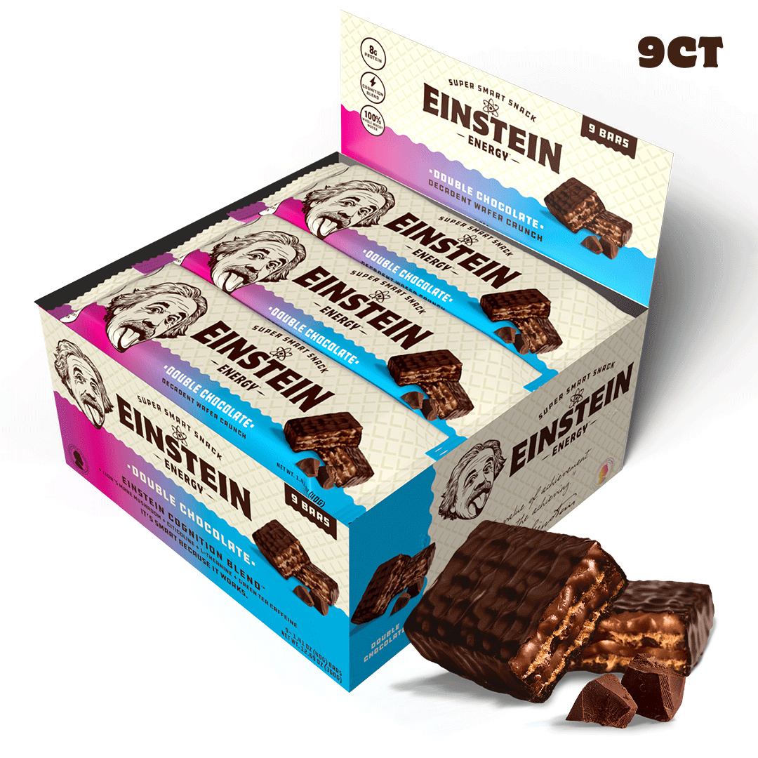 Einstein Energy Super Smart Snack Bar - Double Chocolate (9-Count)