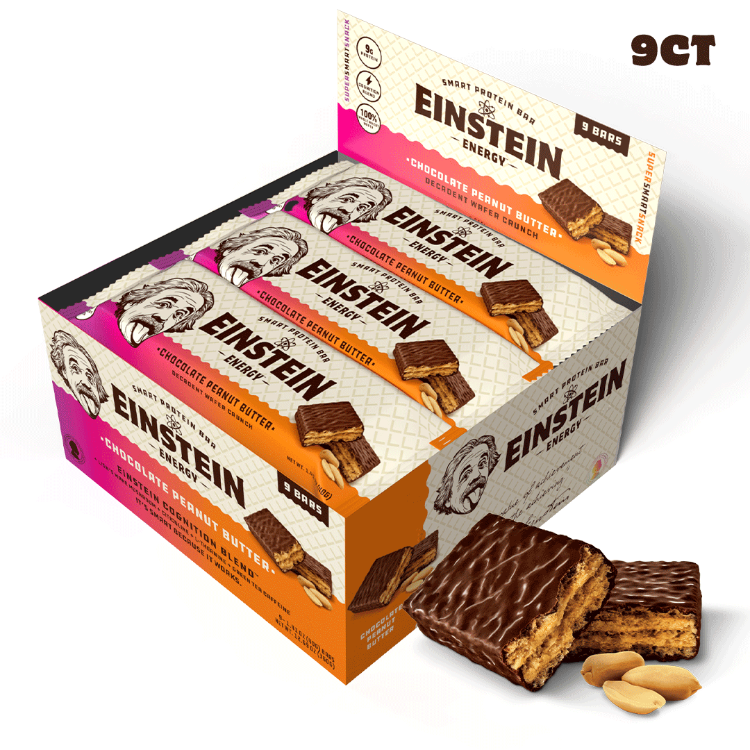 Einstein Energy Super Smart Snack Bar - Chocolate Peanut Butter (9-Count)