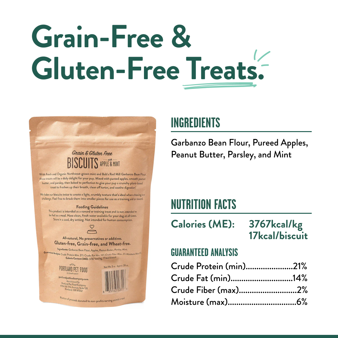 Grain & Gluten Free Apple & Mint Biscuits