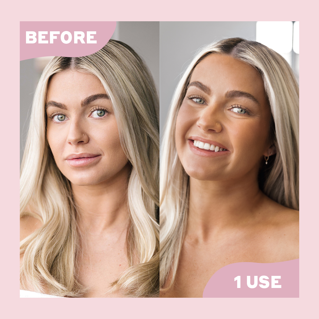 Getaway Glow Gradual Tan Firming Serum with Peptides + Niacinamide