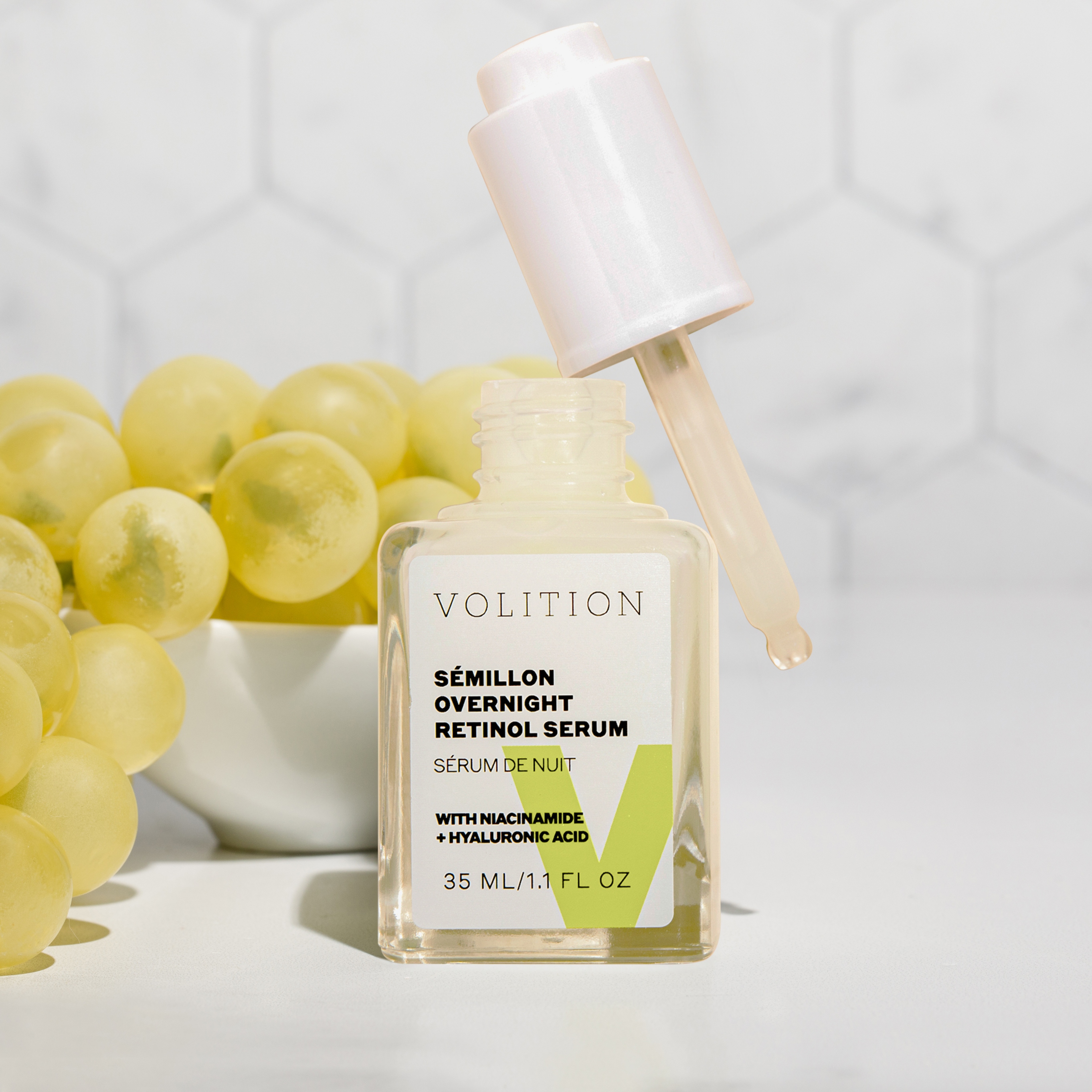Sémillon Retinol Overnight Serum with Niacinamide + Hyaluronic Acid