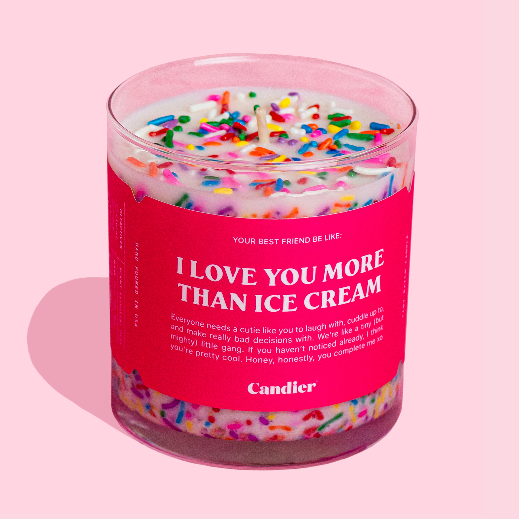 LOVE YOU MORE THAN ICE CREAM CANDLE