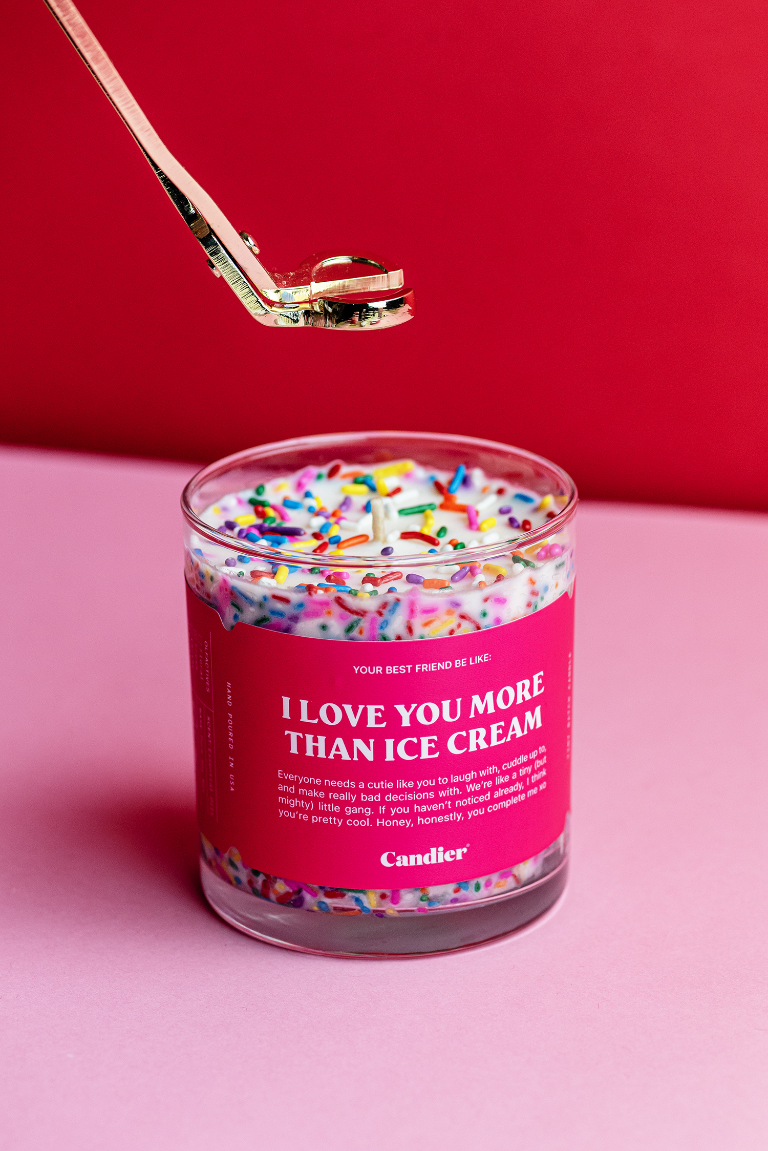 LOVE YOU MORE THAN ICE CREAM CANDLE