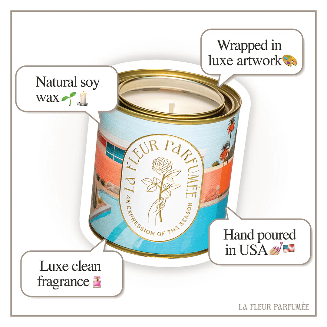 LA FLEUR PALM SPRINGS CANDLE
