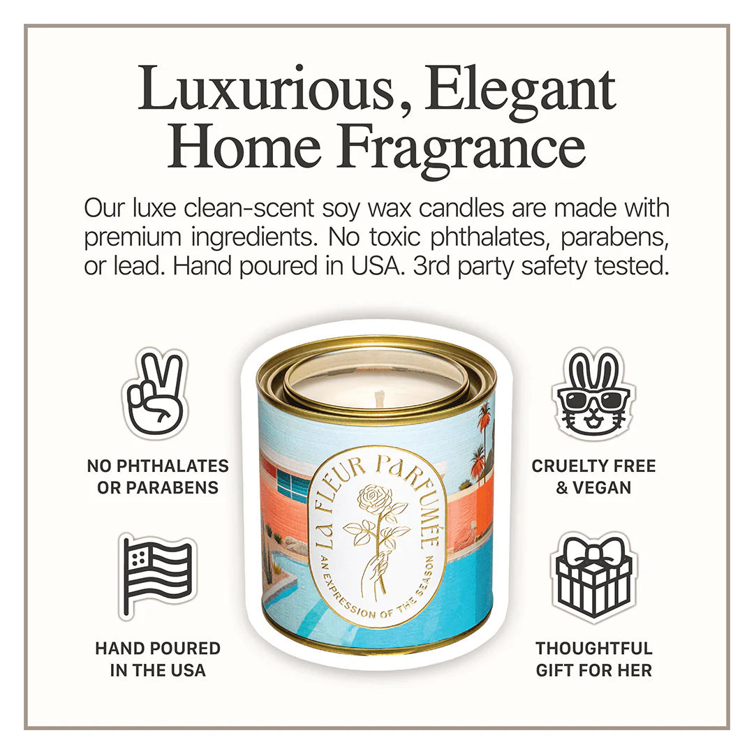 LA FLEUR PALM SPRINGS CANDLE