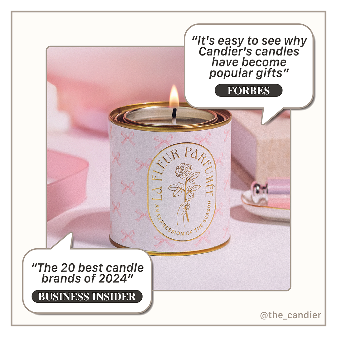 La Fleur Coquette Bow Candle