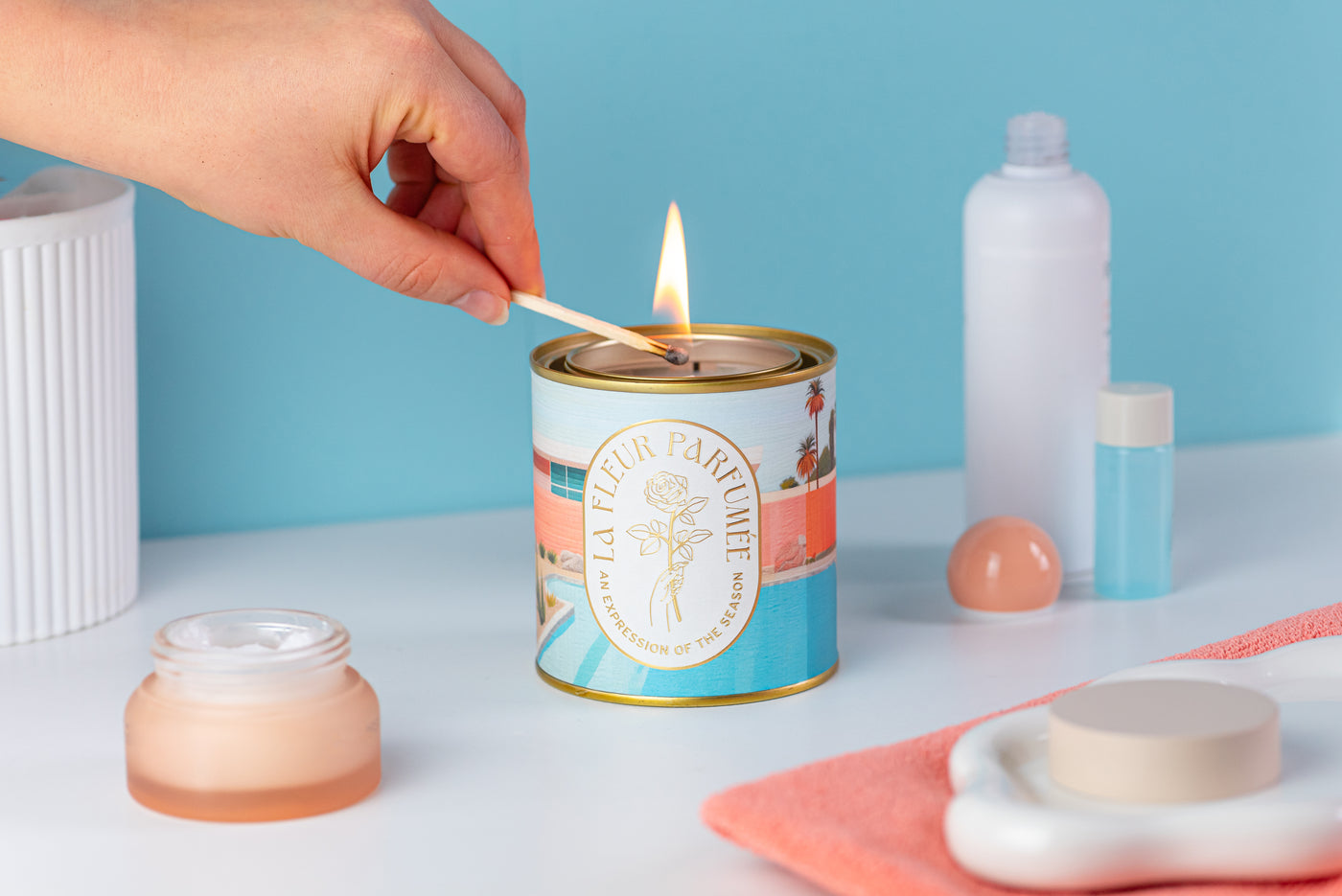LA FLEUR PALM SPRINGS CANDLE
