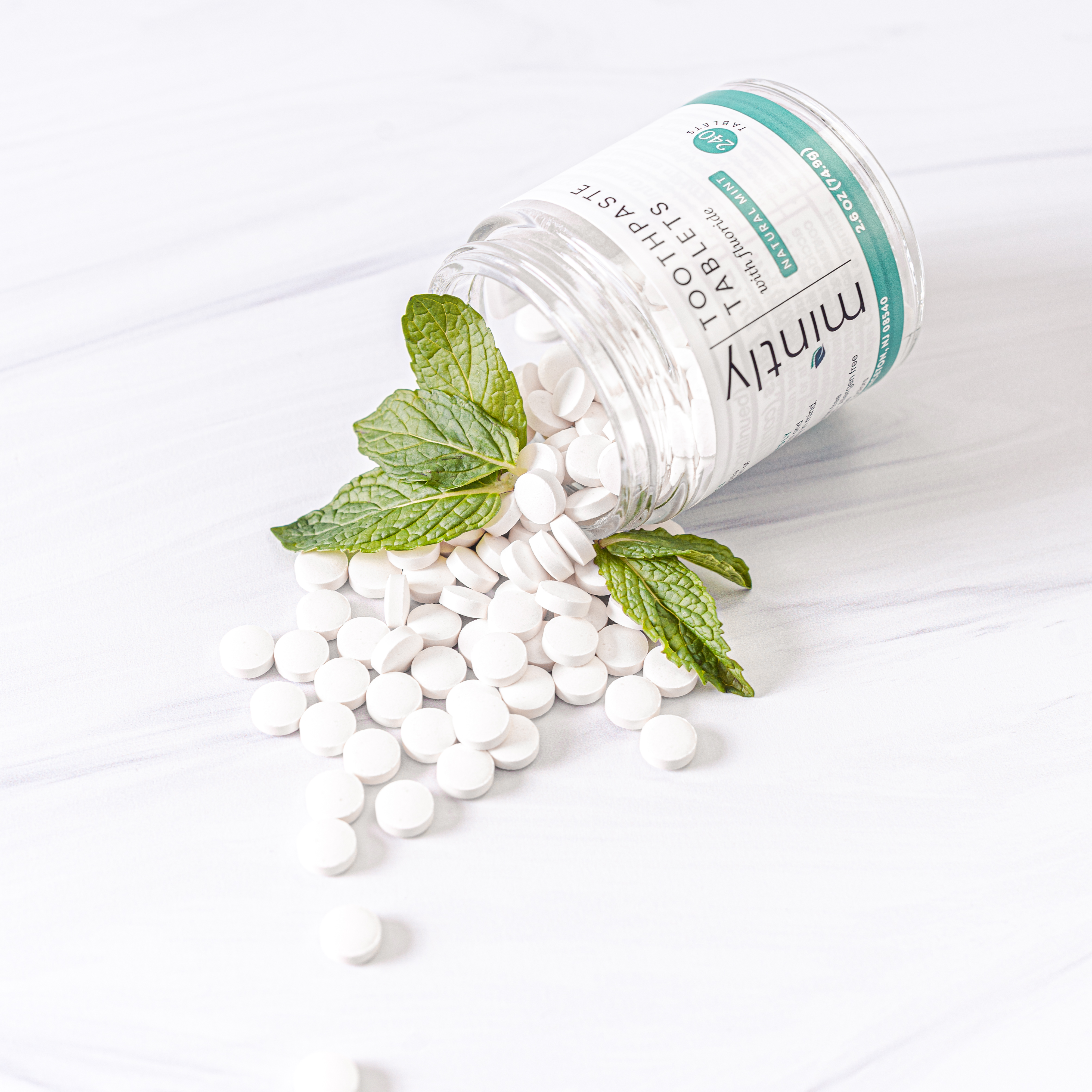 Toothpaste tablets with fluoride - 4 month supply