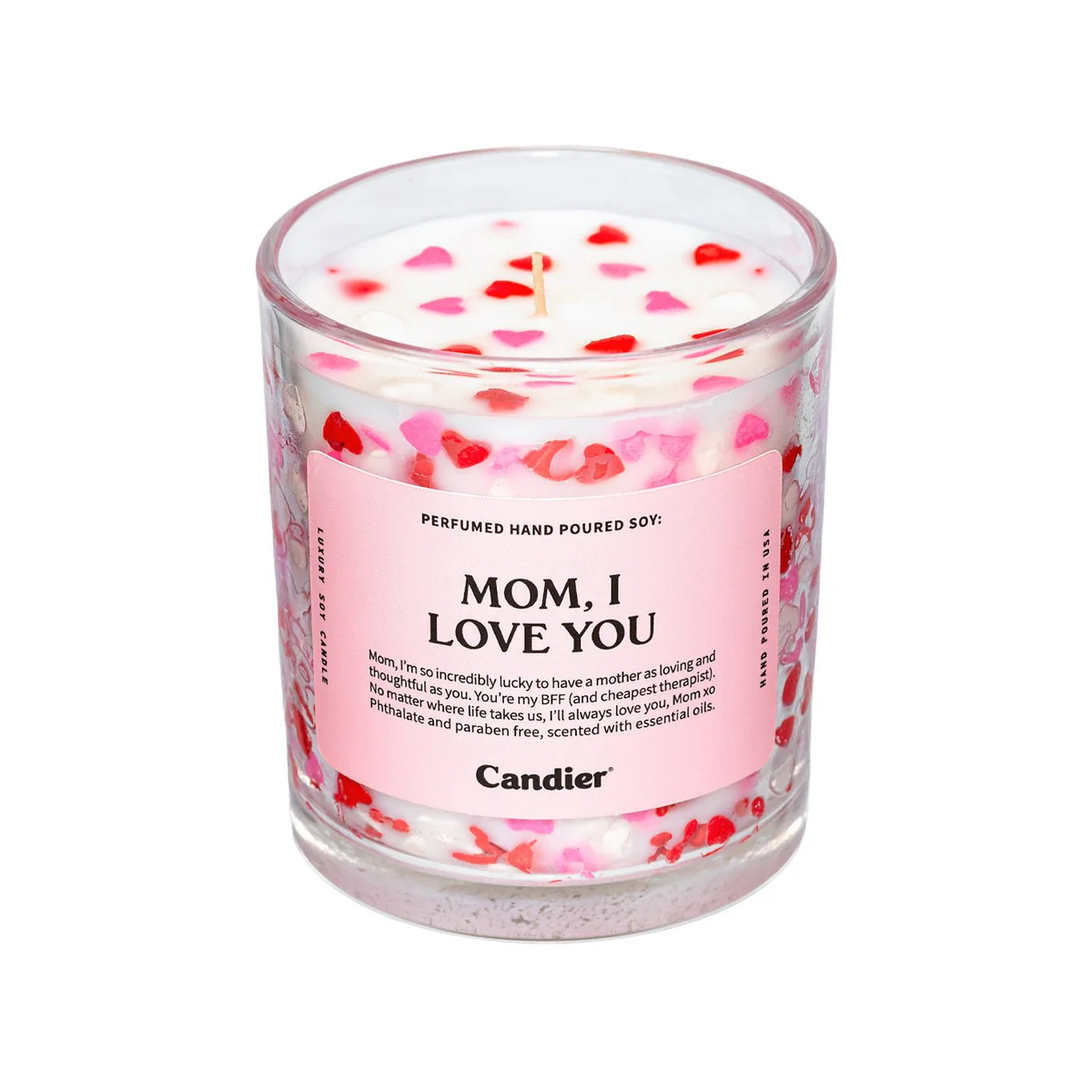 Mom I Love You Candle