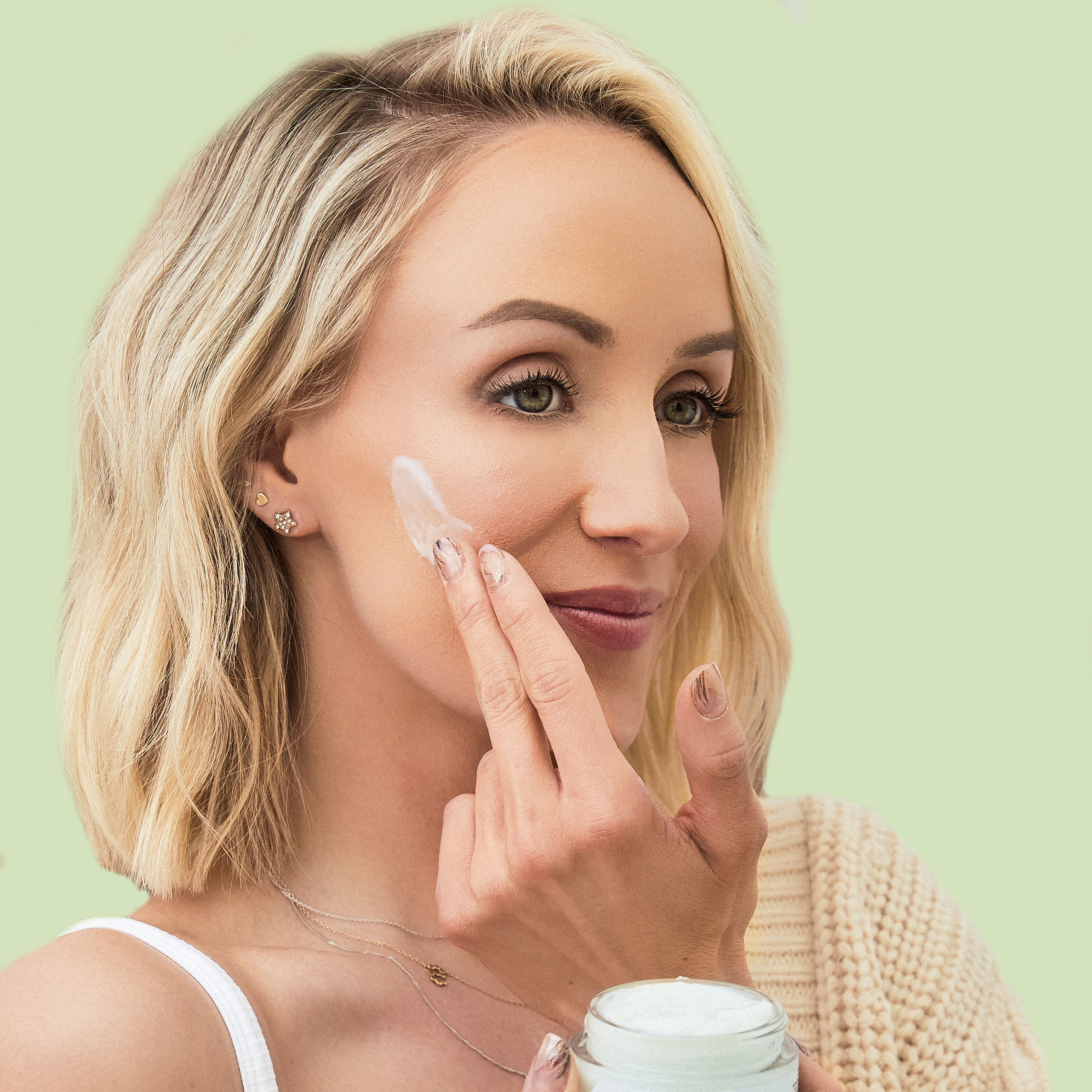 Celery Green Cream with Peptides + Hyaluronic Acid