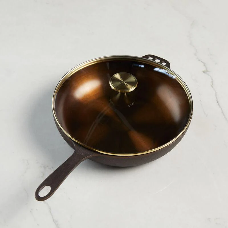 NO. 11 Deep Skillet With Glass Lid