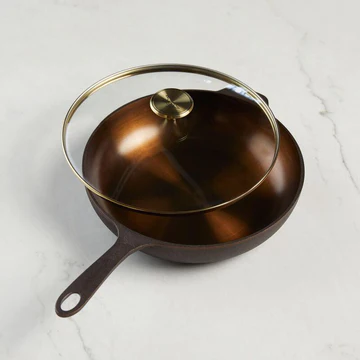 NO. 11 Deep Skillet With Glass Lid