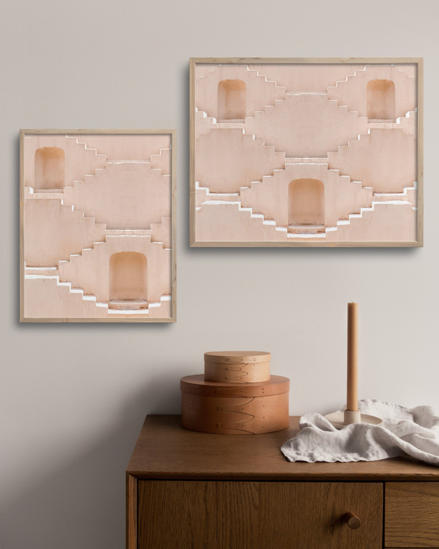 Stepwell Art Print