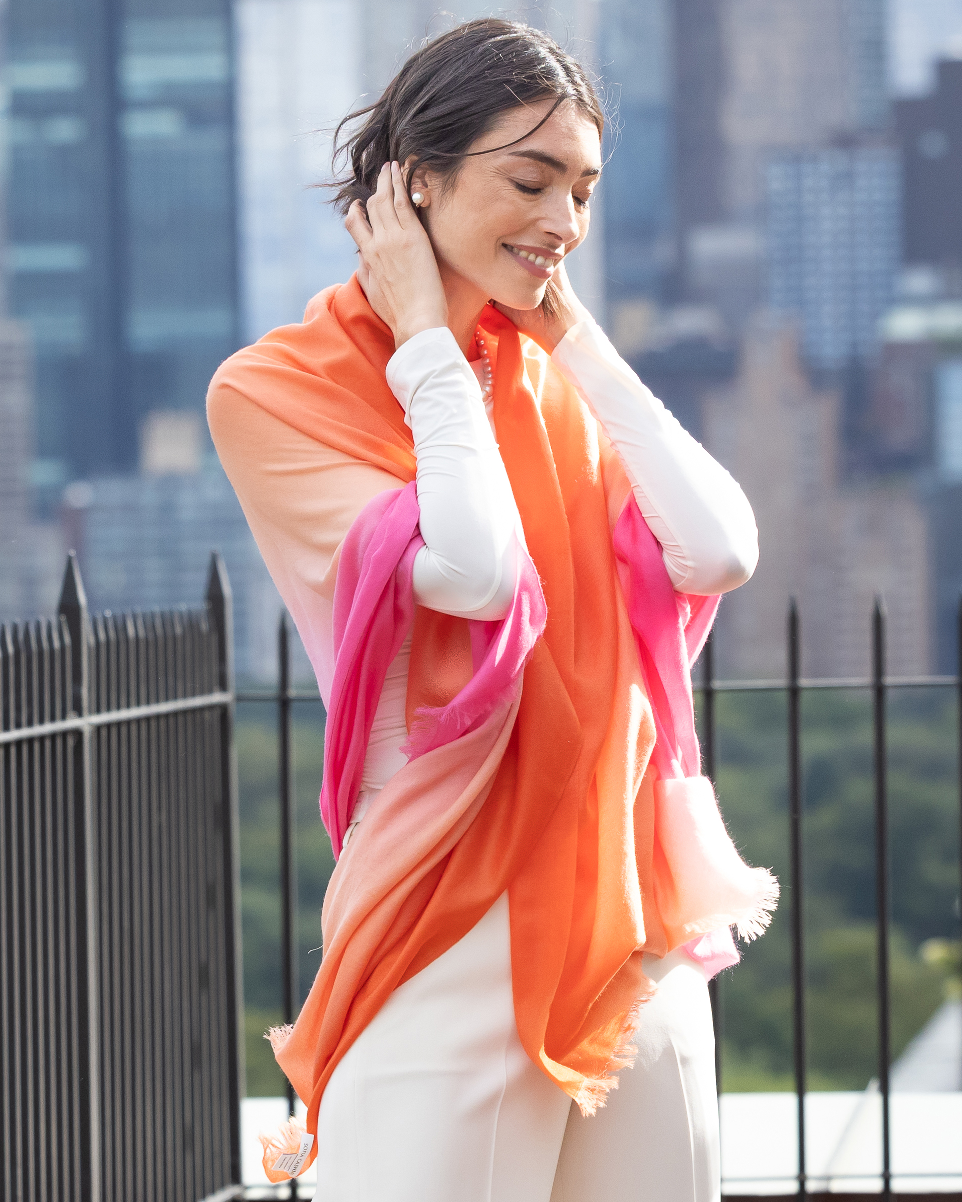 Monaco Lightweight Cashmere Wrap