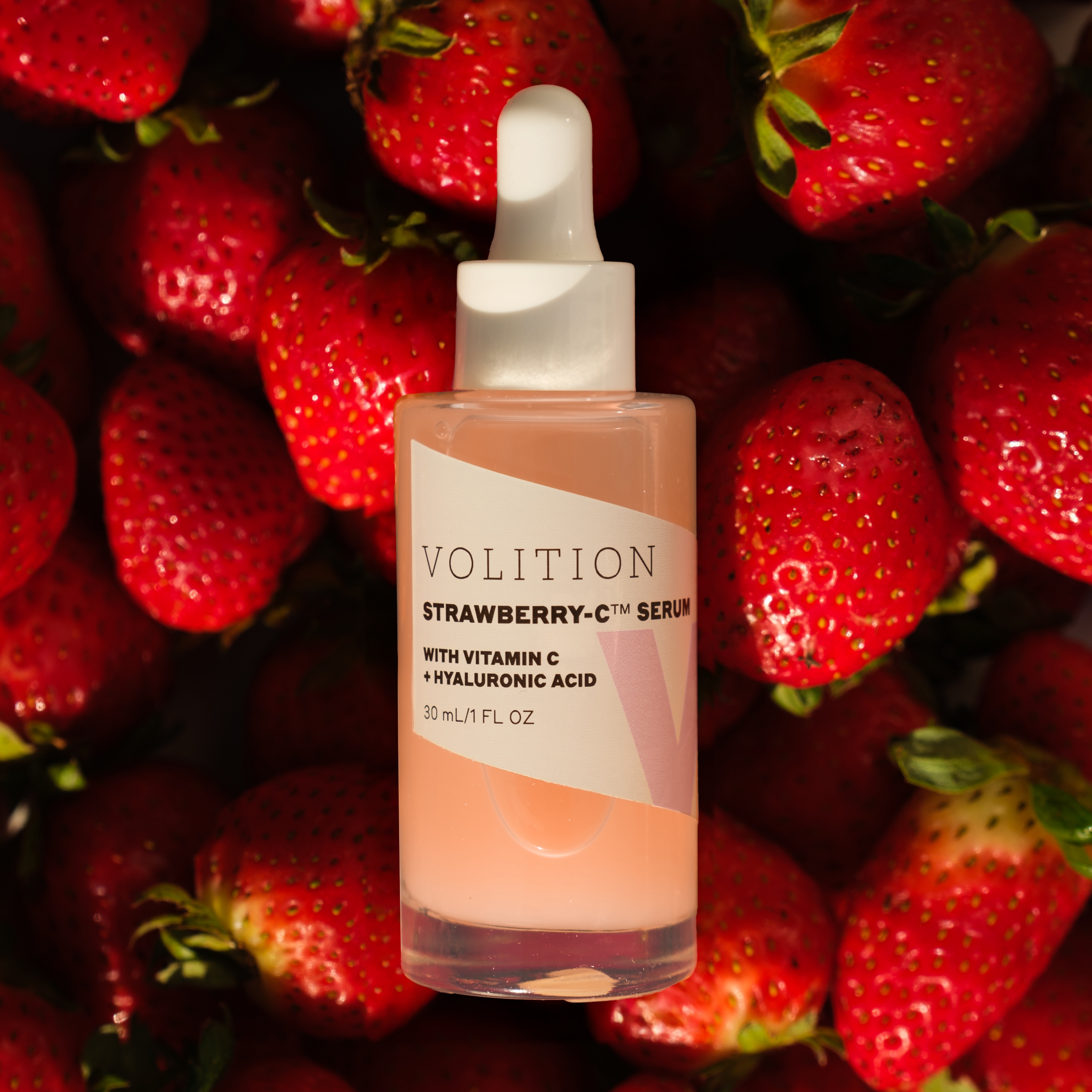 Strawberry-C Brightening Serum with Vitamin C + Hyaluronic Acid