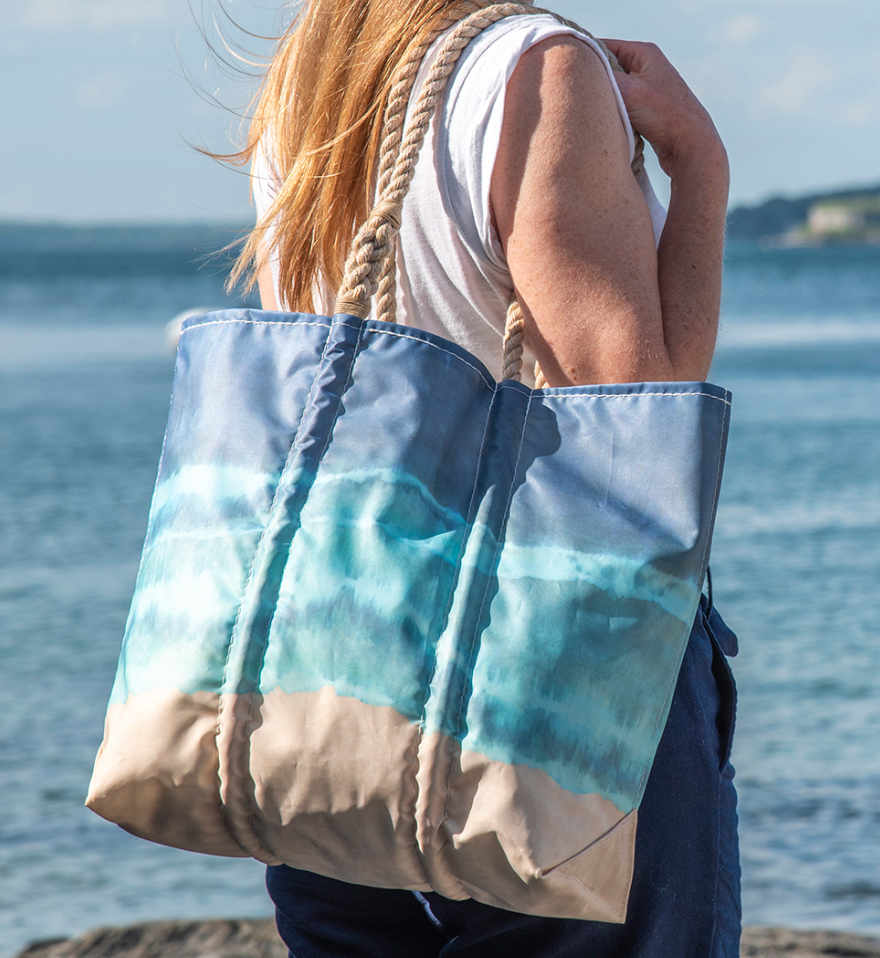 Shoreline Tie Dye Large Tote
