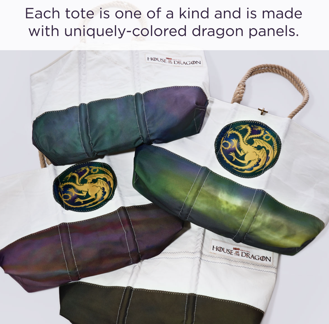 Vhagar Dragon Tote - From HBO's House of the Dragon