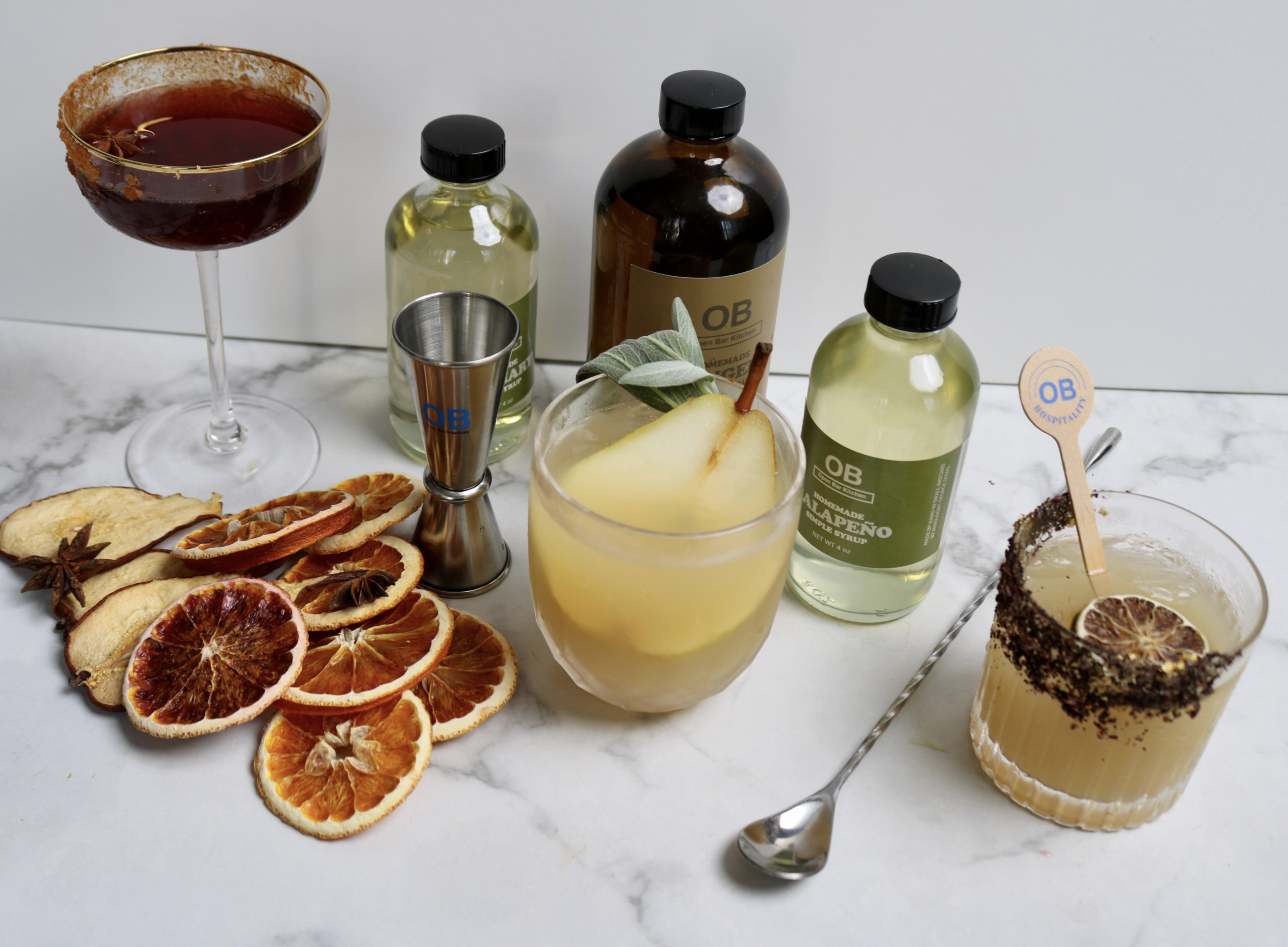 Dehydrated Limes Wheel Garnishes