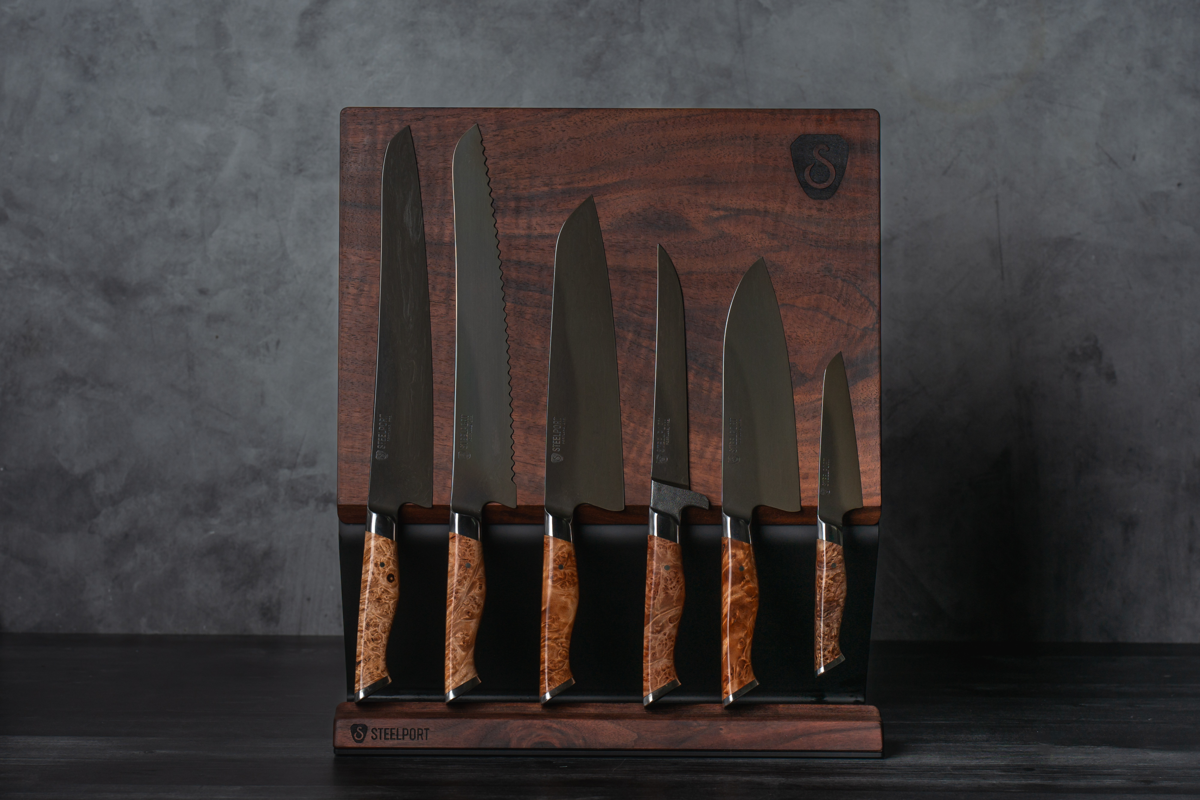 STEELPORT Full Family Knife Block Set