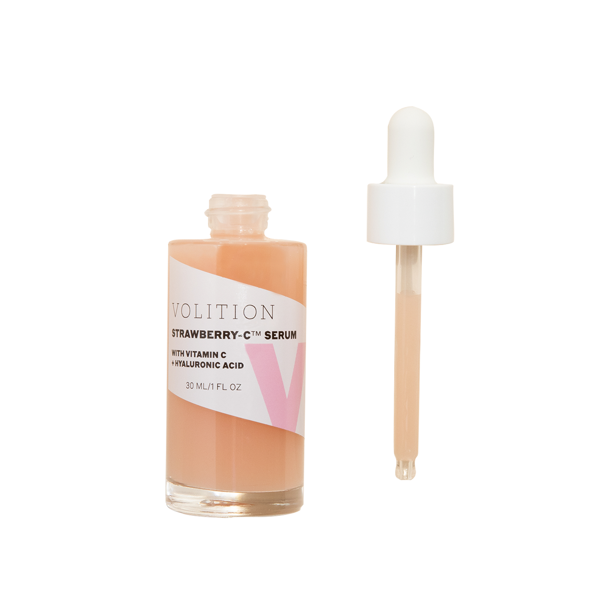 Strawberry-C Brightening Serum with Vitamin C + Hyaluronic Acid