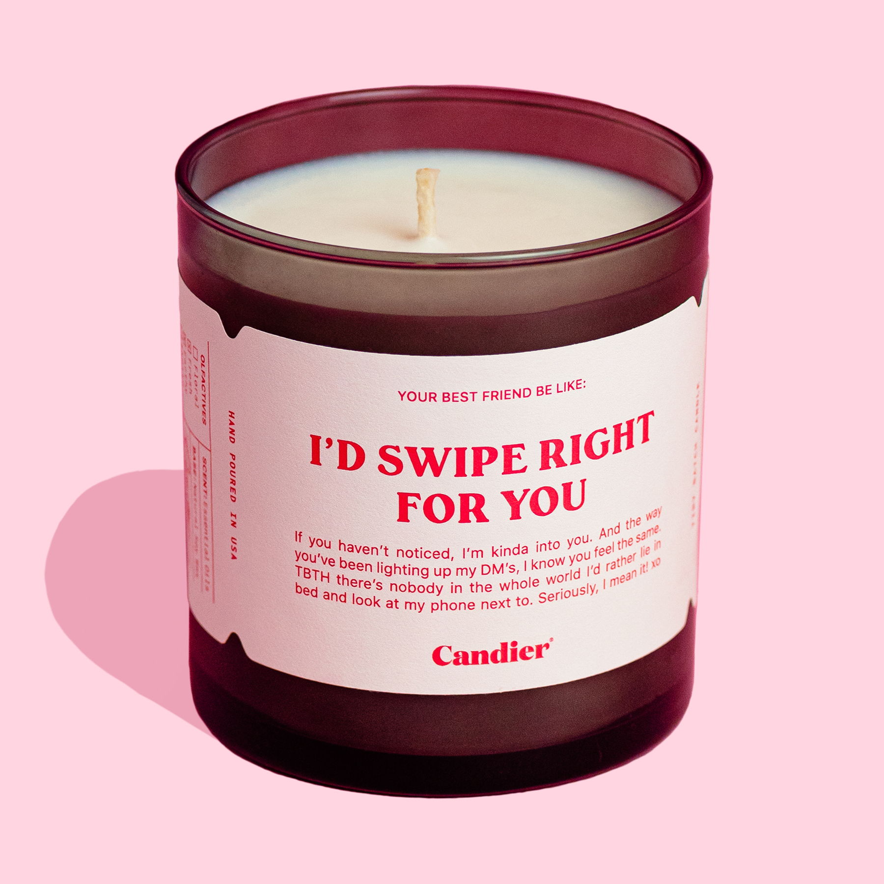 SWIPE RIGHT CANDLE