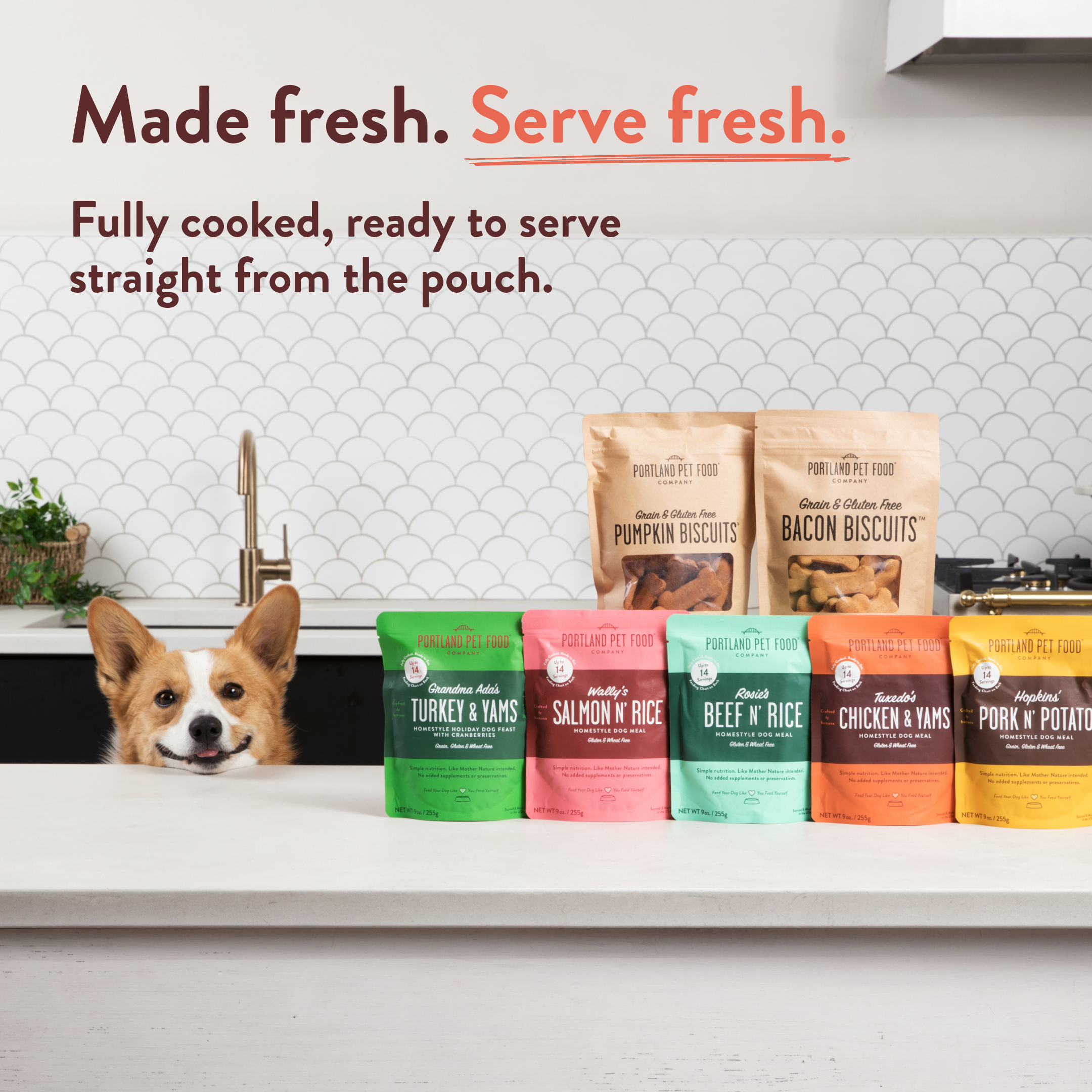 Tuxedo's Chicken & Yams Homestyle Dog Meal