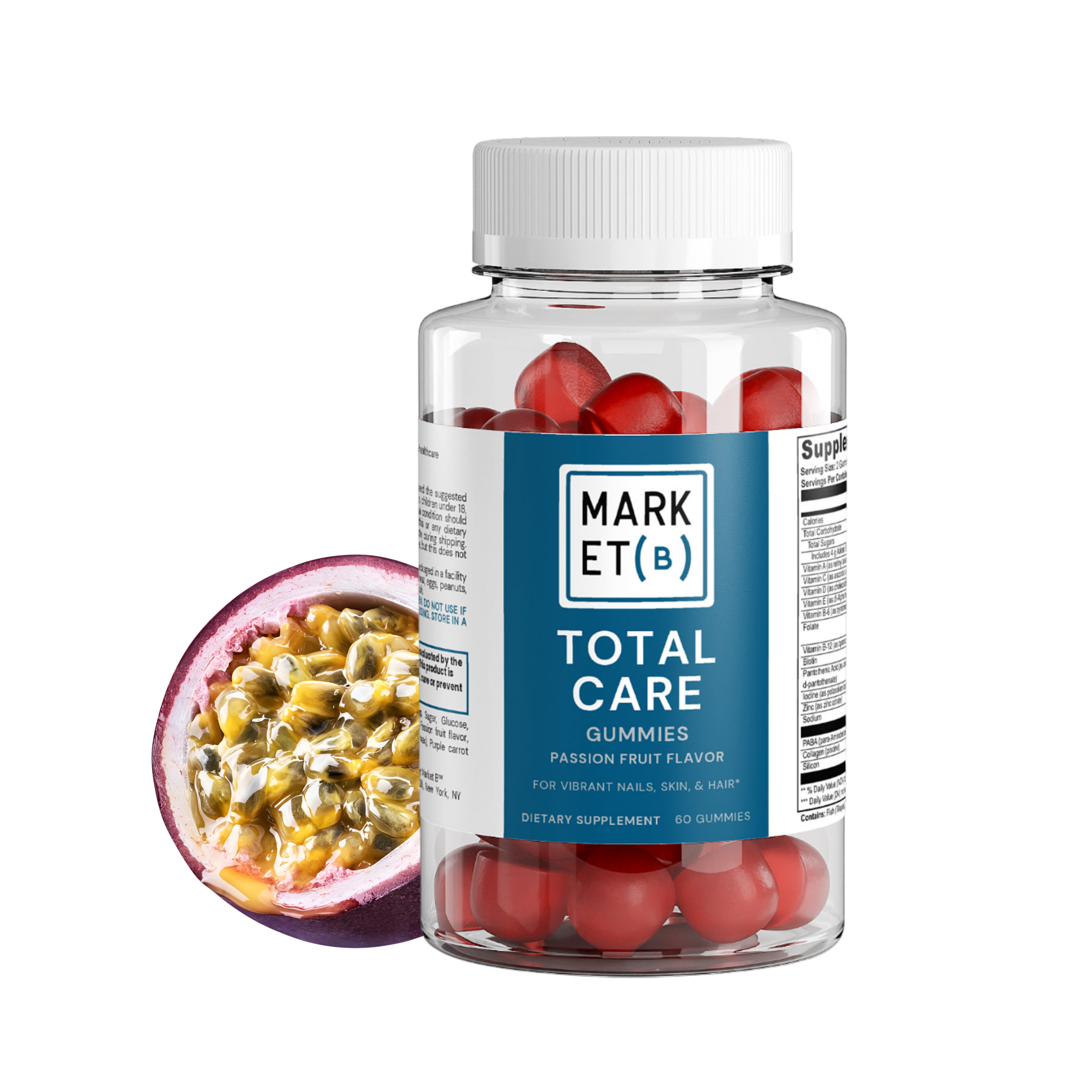 Market B™ Total Care Passion Fruit Gummies