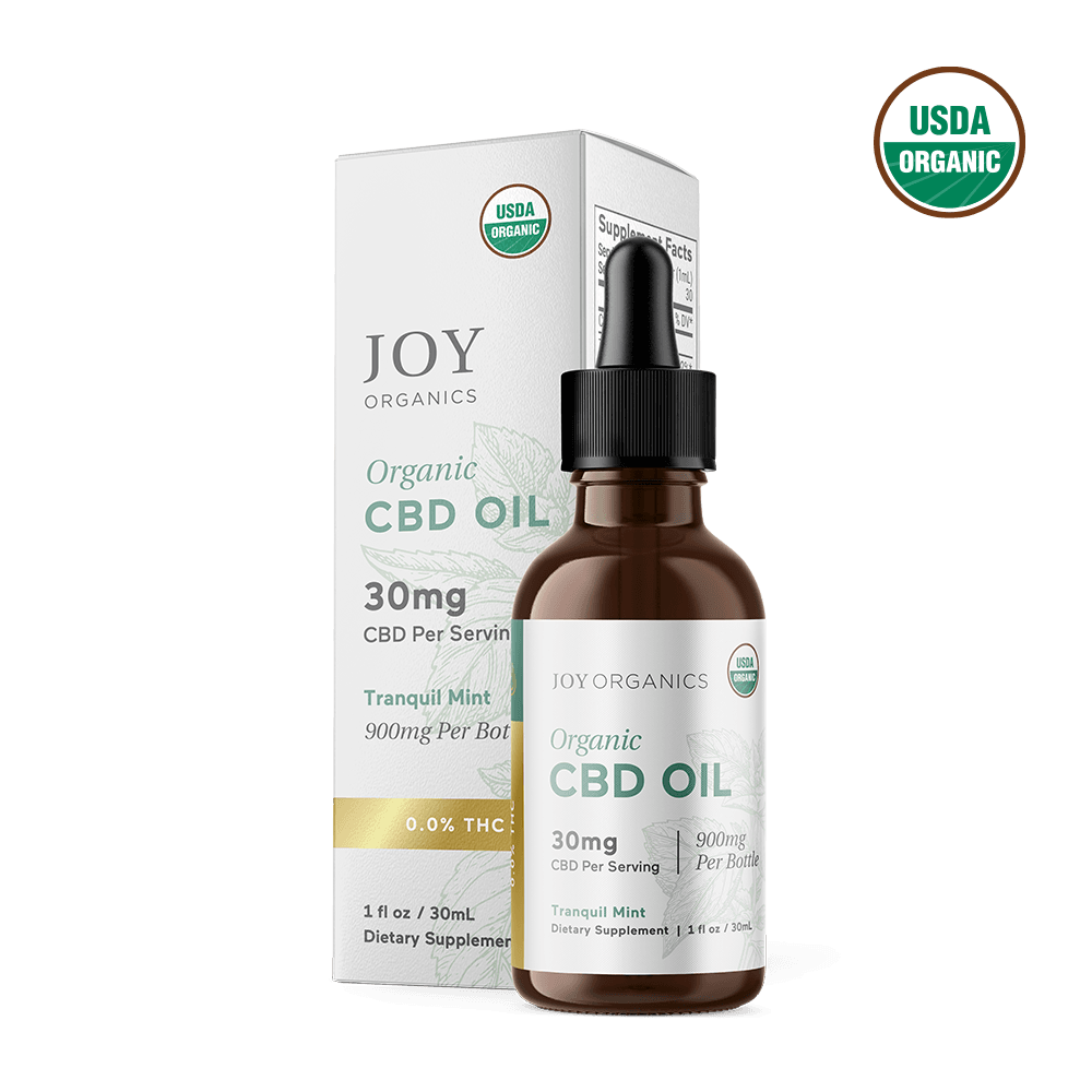 Organic Broad Spectrum CBD Tincture - Tranquil Mint