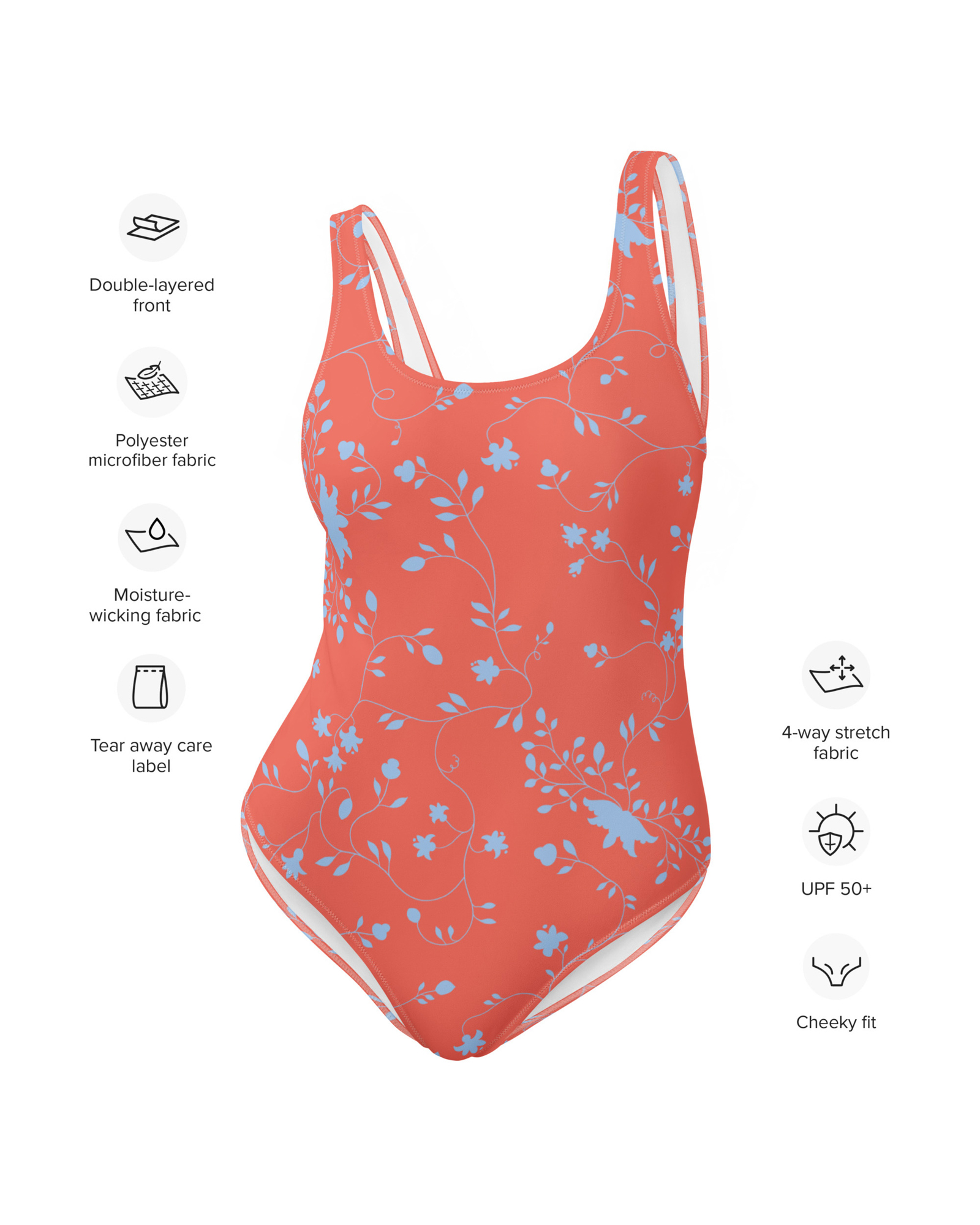 Wild Clematis One-Piece Swimsuit