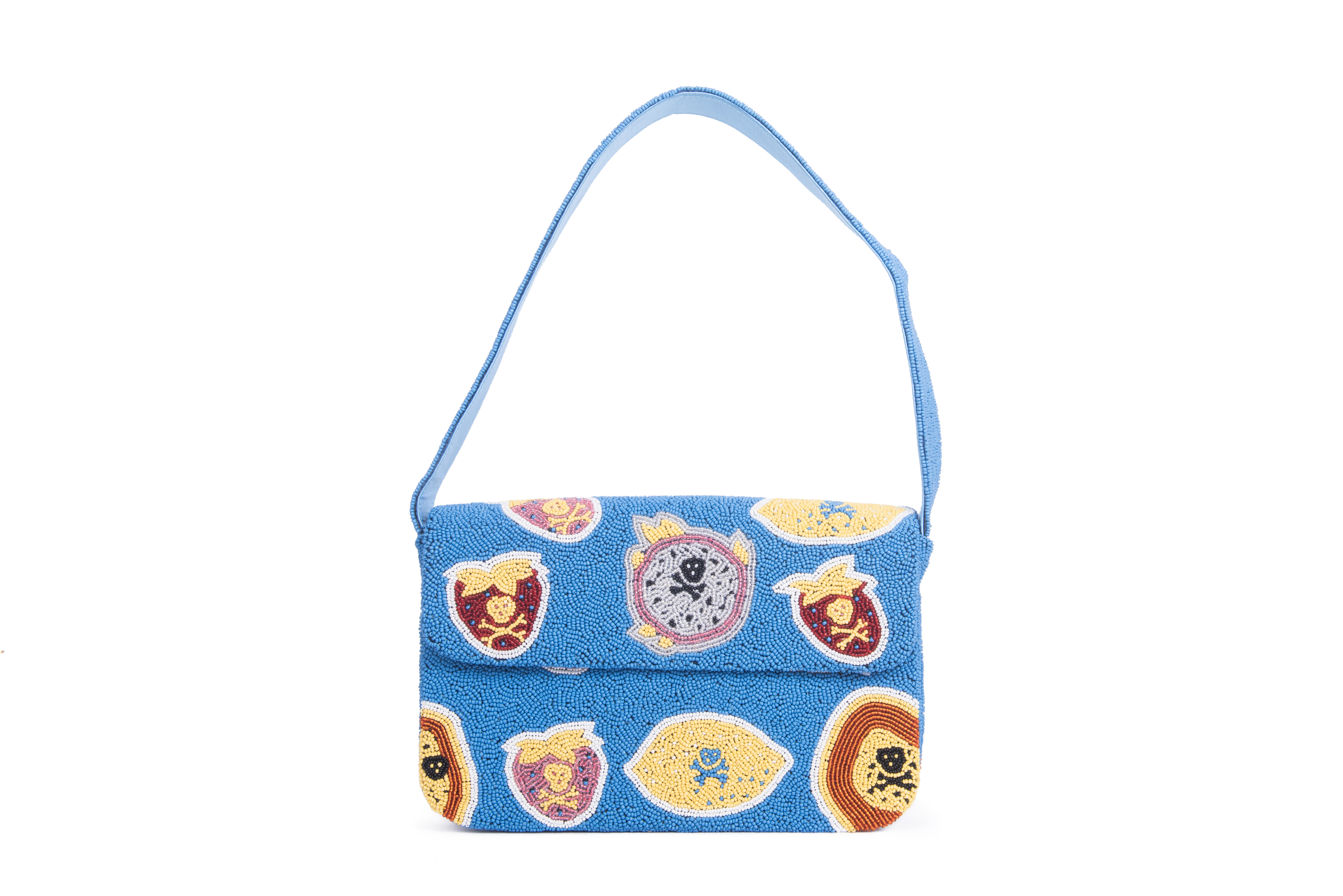 Fruit of the Poisonous Tree Beaded Shoulder Bag