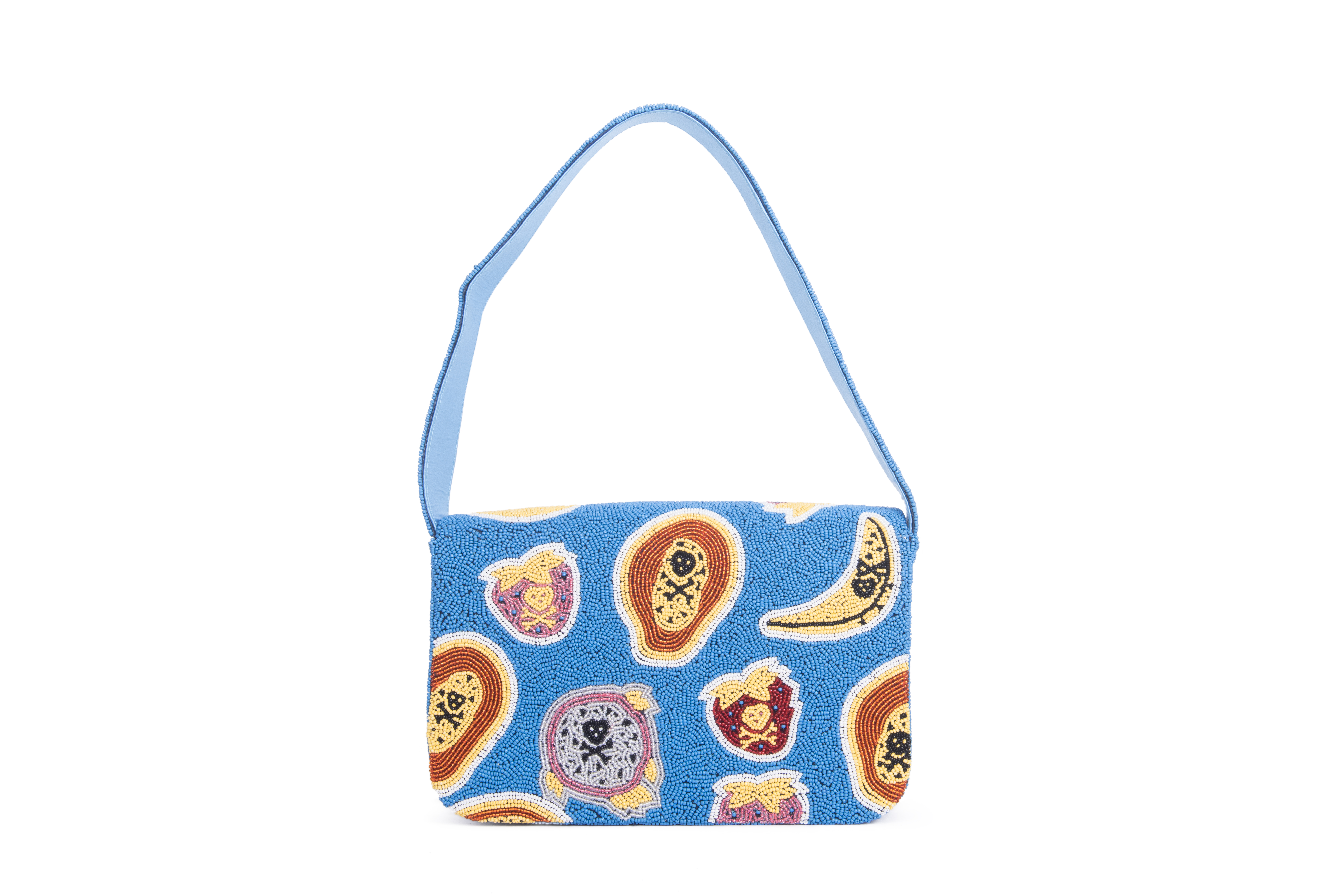 Fruit of the Poisonous Tree Beaded Shoulder Bag