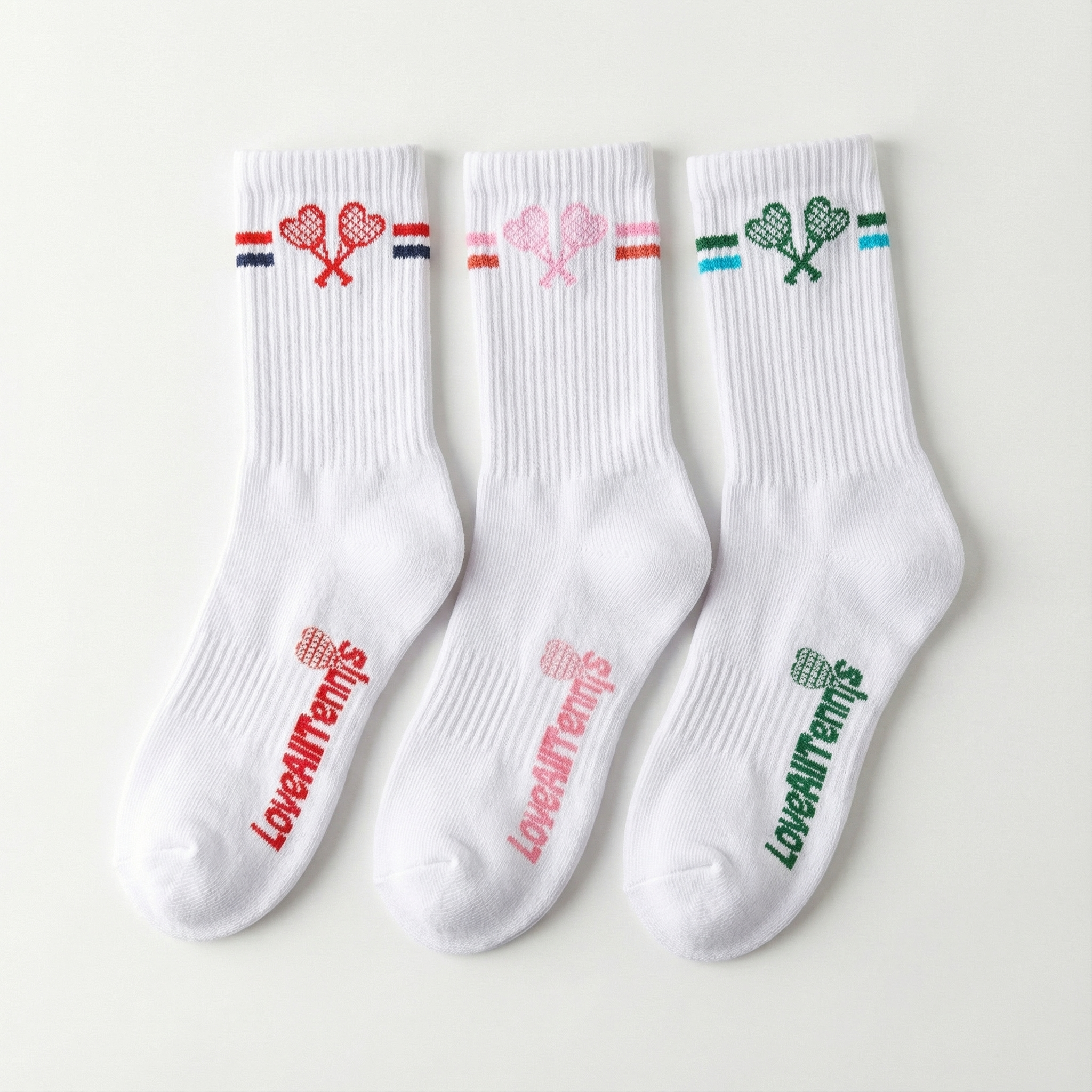 Love All Tennis Classic Sock Bundle