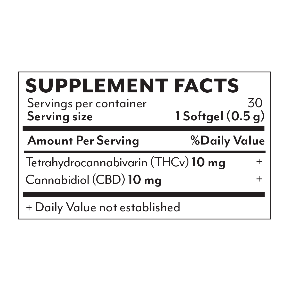 The Focus Blend Softgels - 600mg