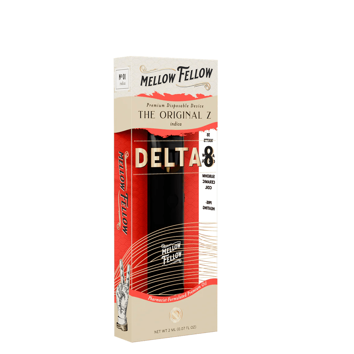 Delta 8 Premium 2ML Disposable Vape - The Original Z (Indica)
