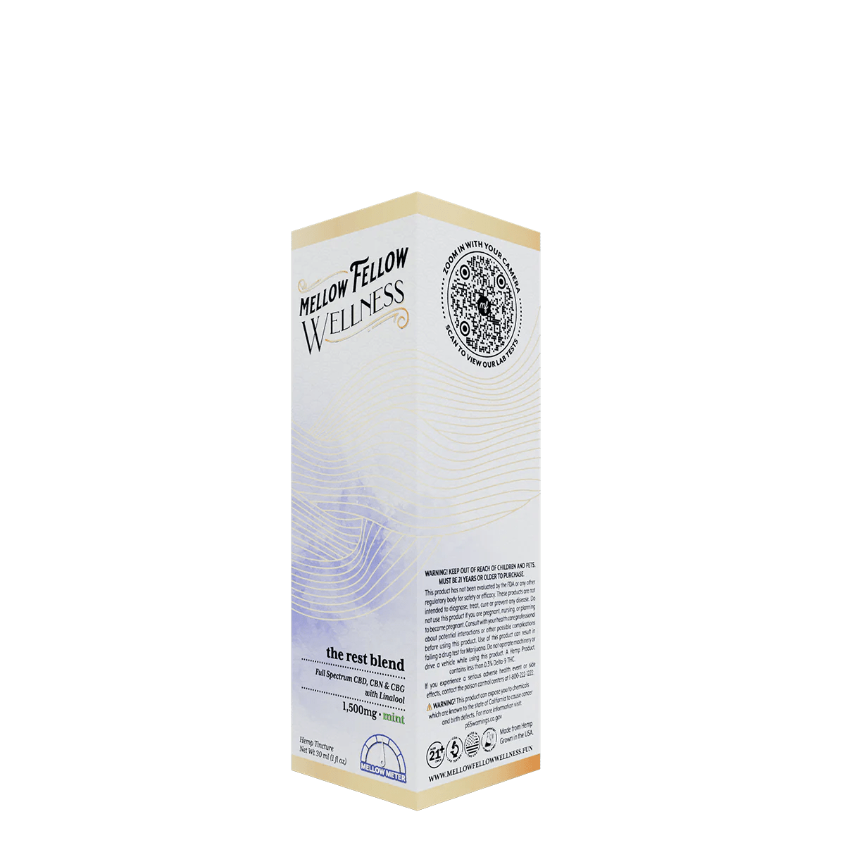 The Rest Blend CBD Tincture - 1500mg - Mint
