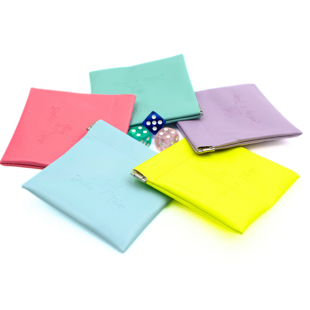 Mahjong Pouch for Tiles, Dice, Coins