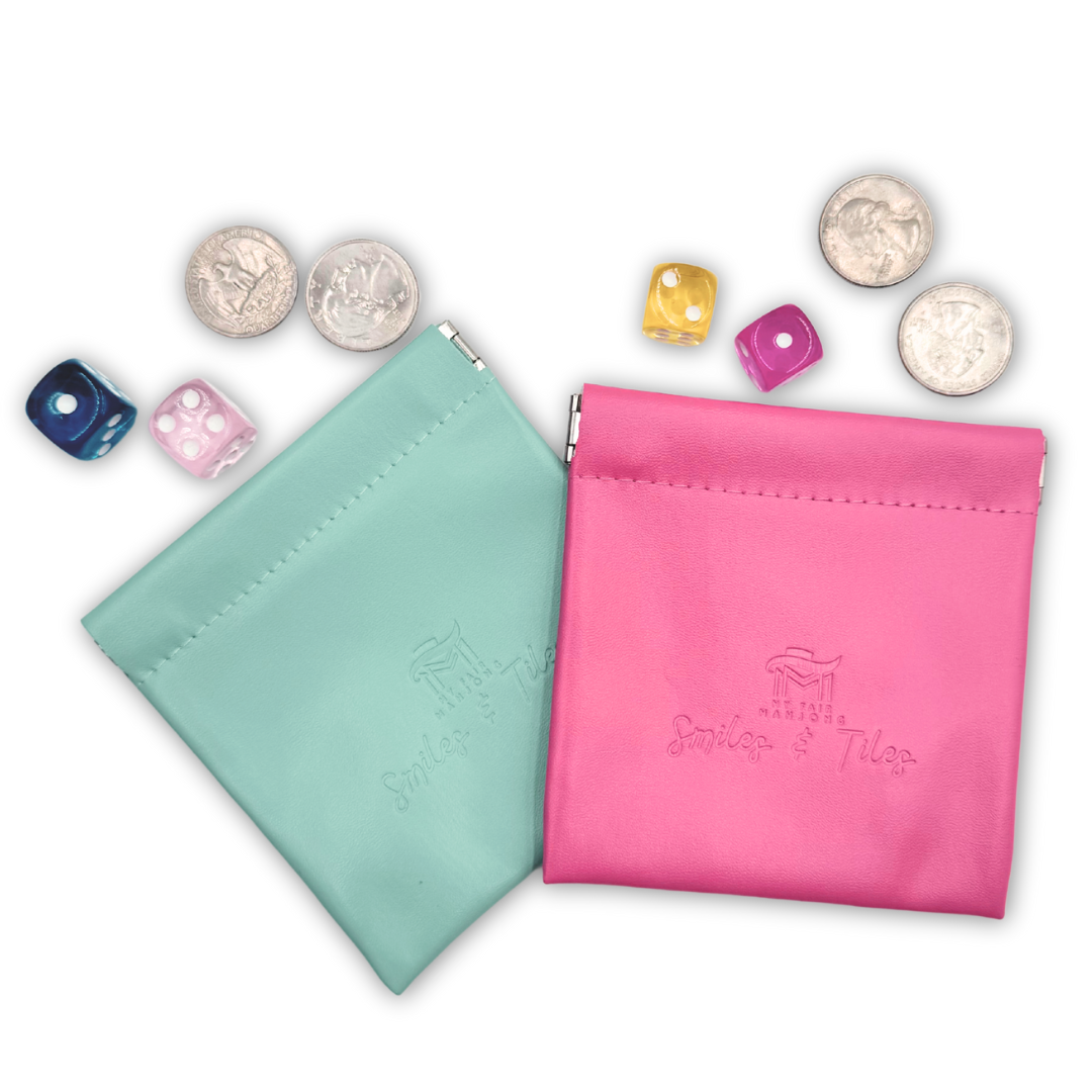 Mahjong Pouch for Tiles, Dice, Coins