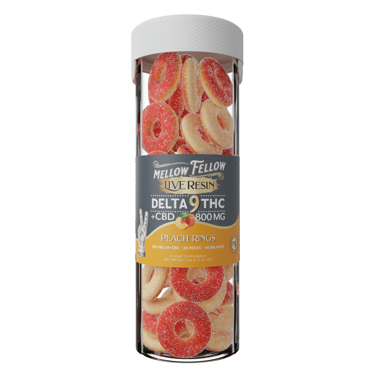Delta 9 Live Resin Peach Rings