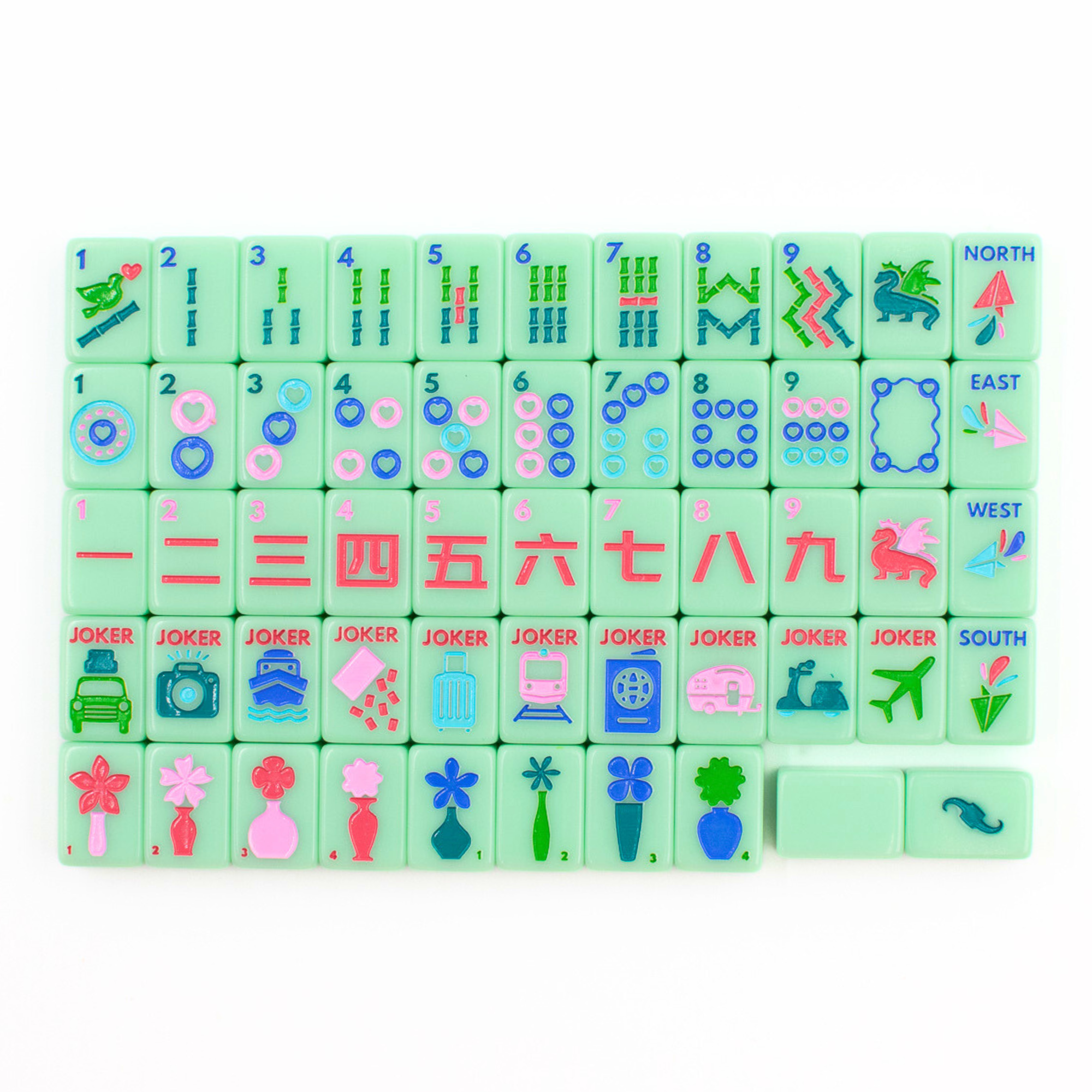 MINI TRAVEL MAHJONG  |  Mini Anywhere Series  |  Green