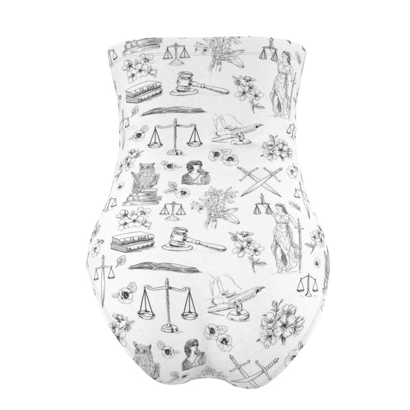 Courtroom Botanica Strapless Swimsuit