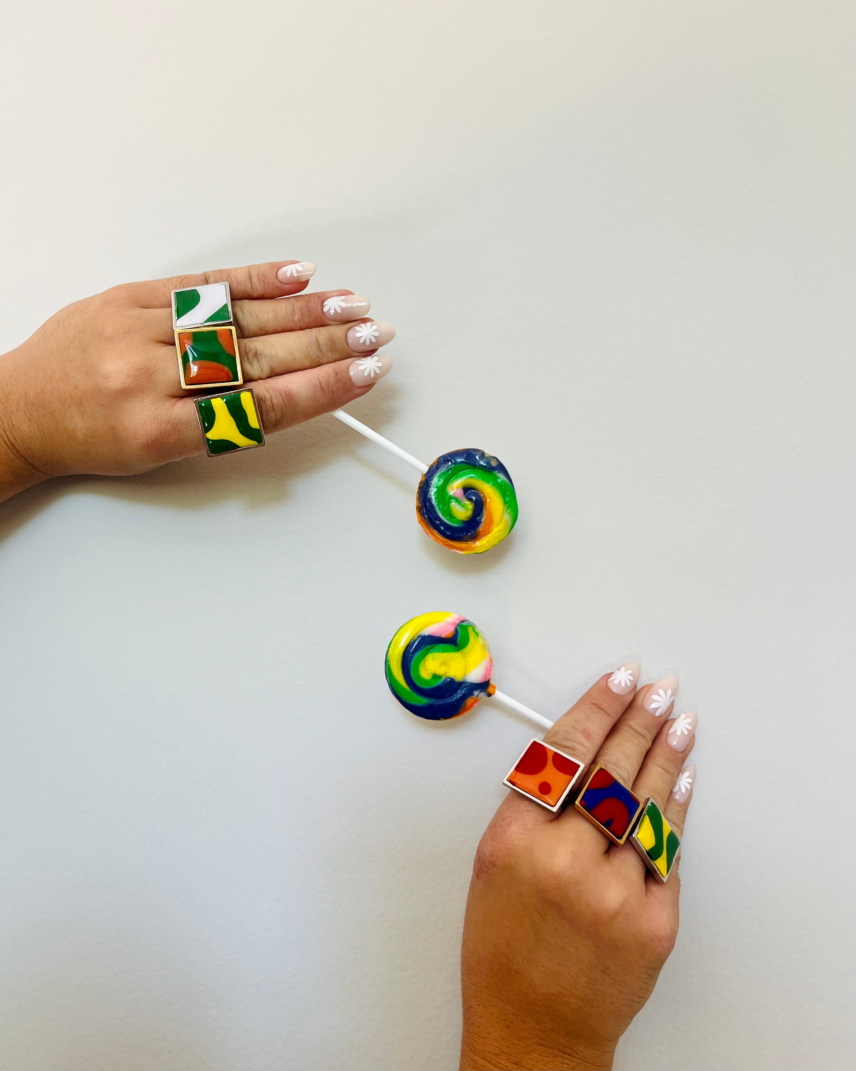 Funky Adjustable Rings