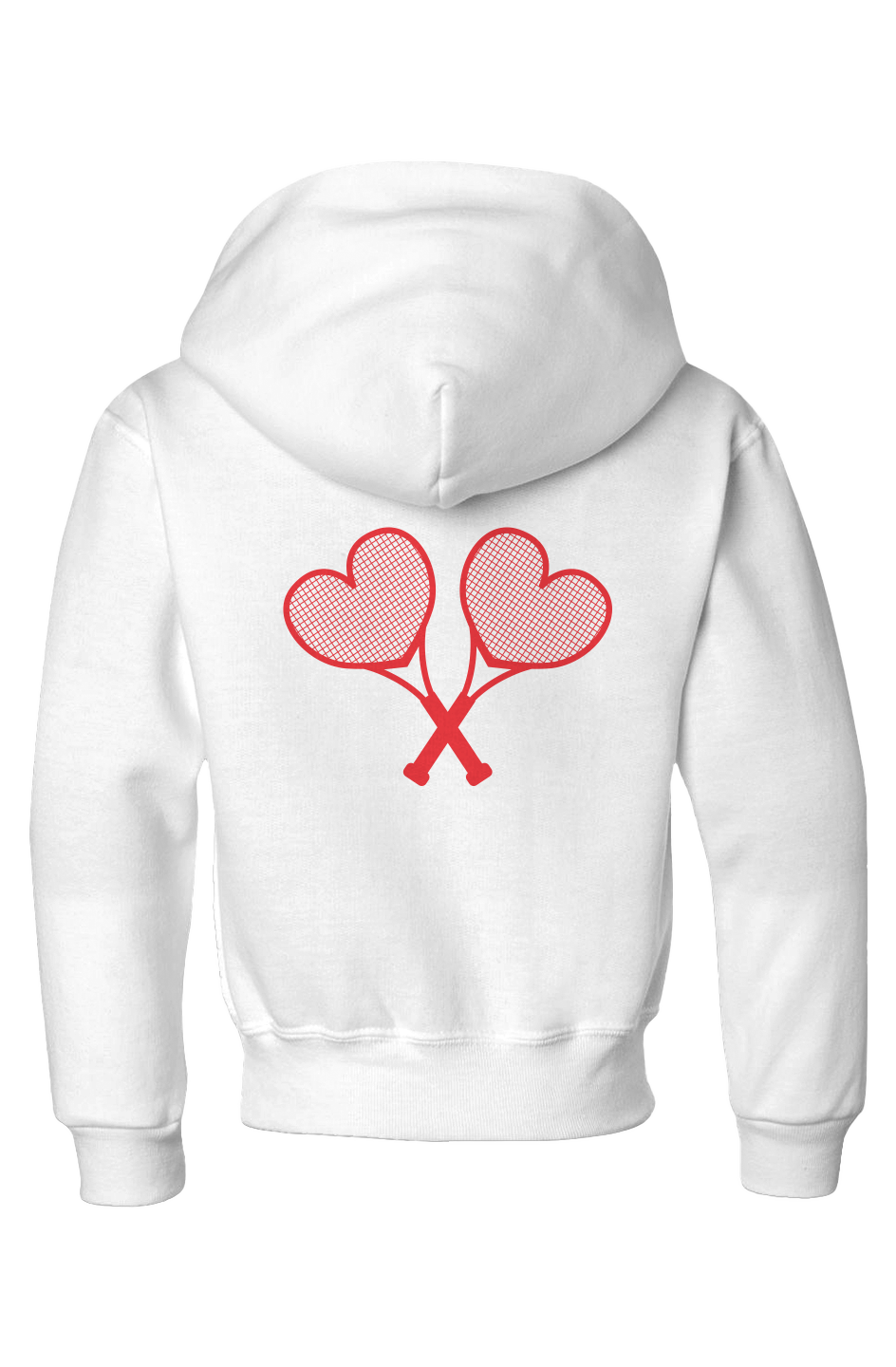 Love All Tennis Kids Hooded Sweatshirt