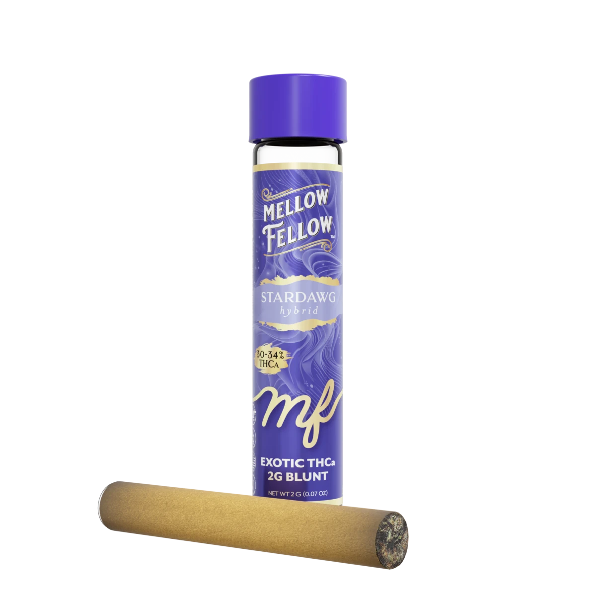 THCa 2g Prerolled Infused Exotic Blunt - Stardawg (Hybrid)