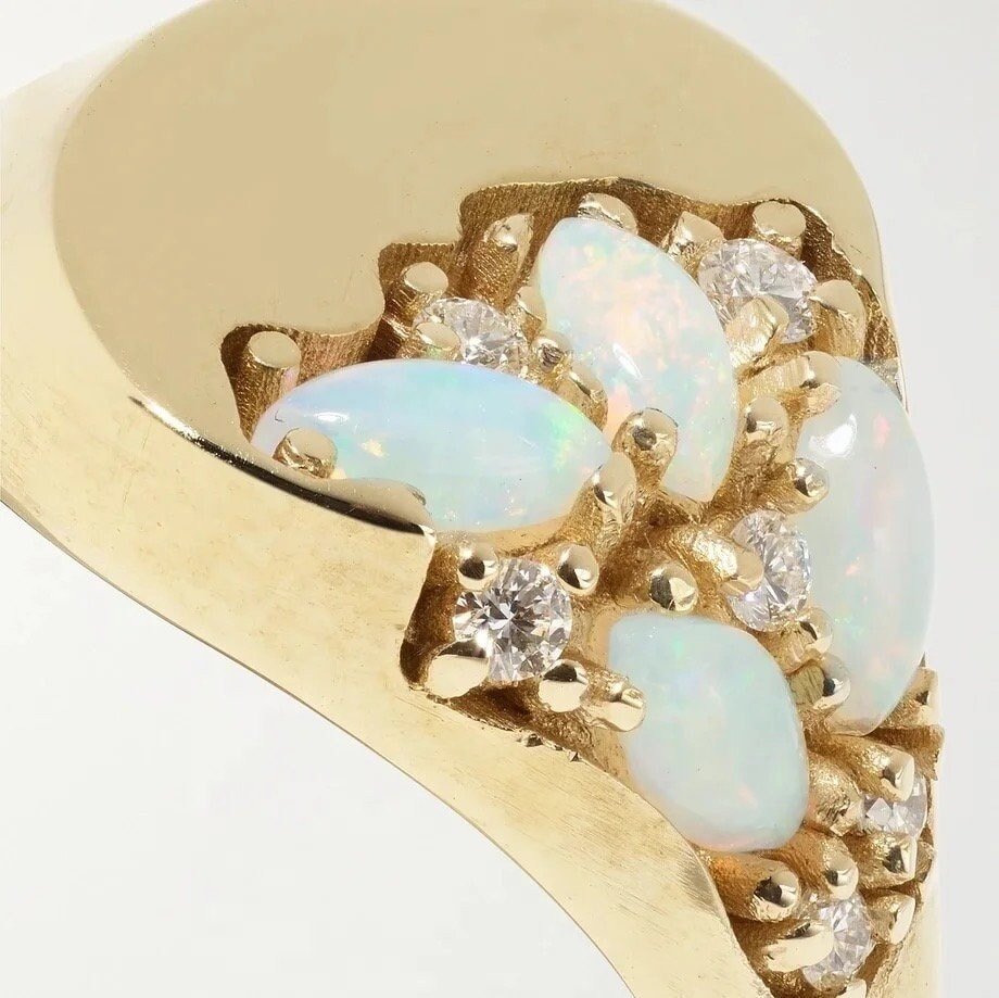 Opal Signet Ring