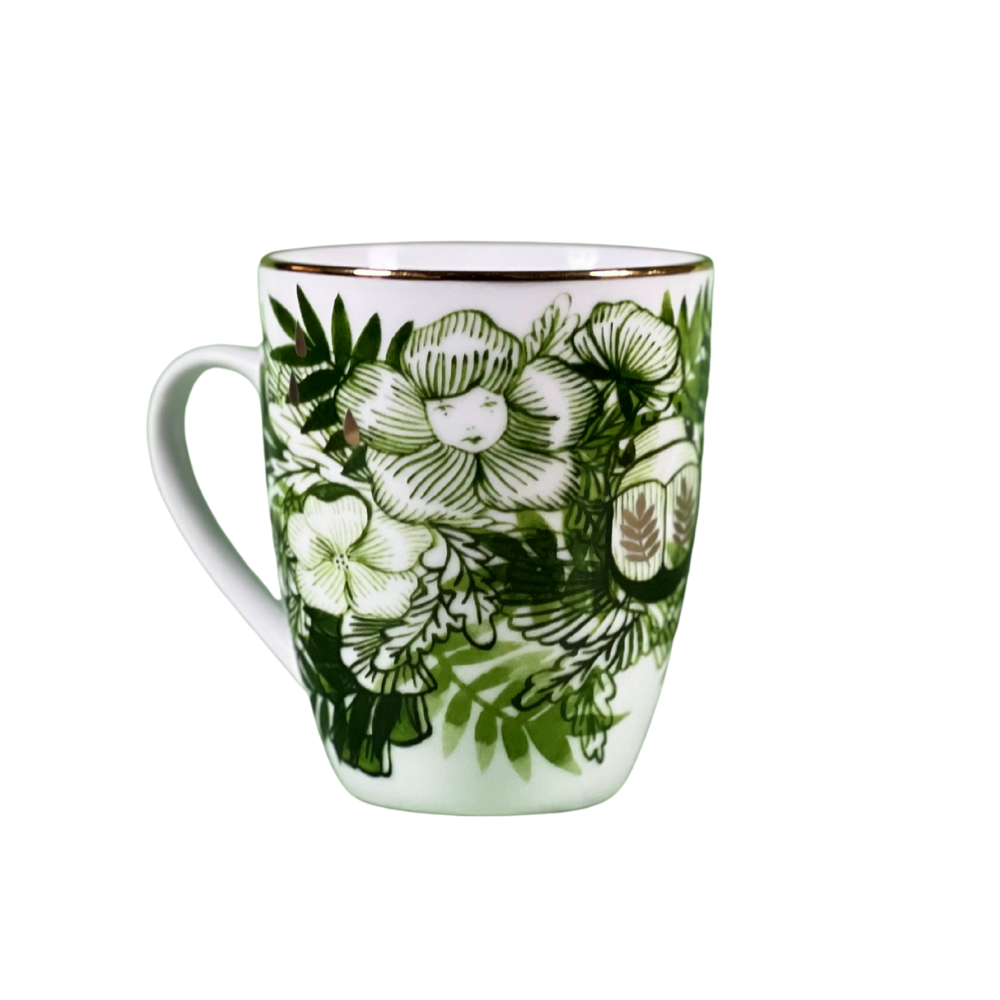 Voragine Porcelain Mug set of 2