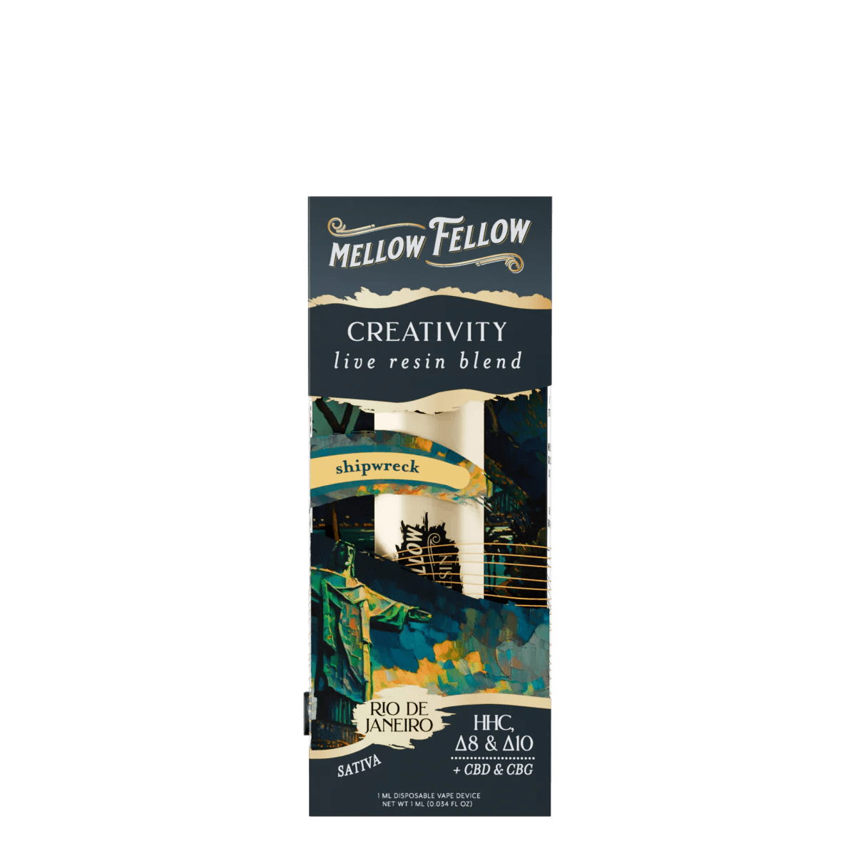 Creativity Blend - Live Resin 1ml Disposable Vape - Shipwreck (Sativa)