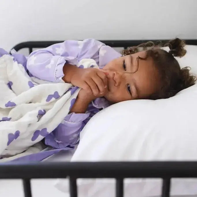 Lilac Flutter Blanket + Lilac Flutter Pajamas Bundle