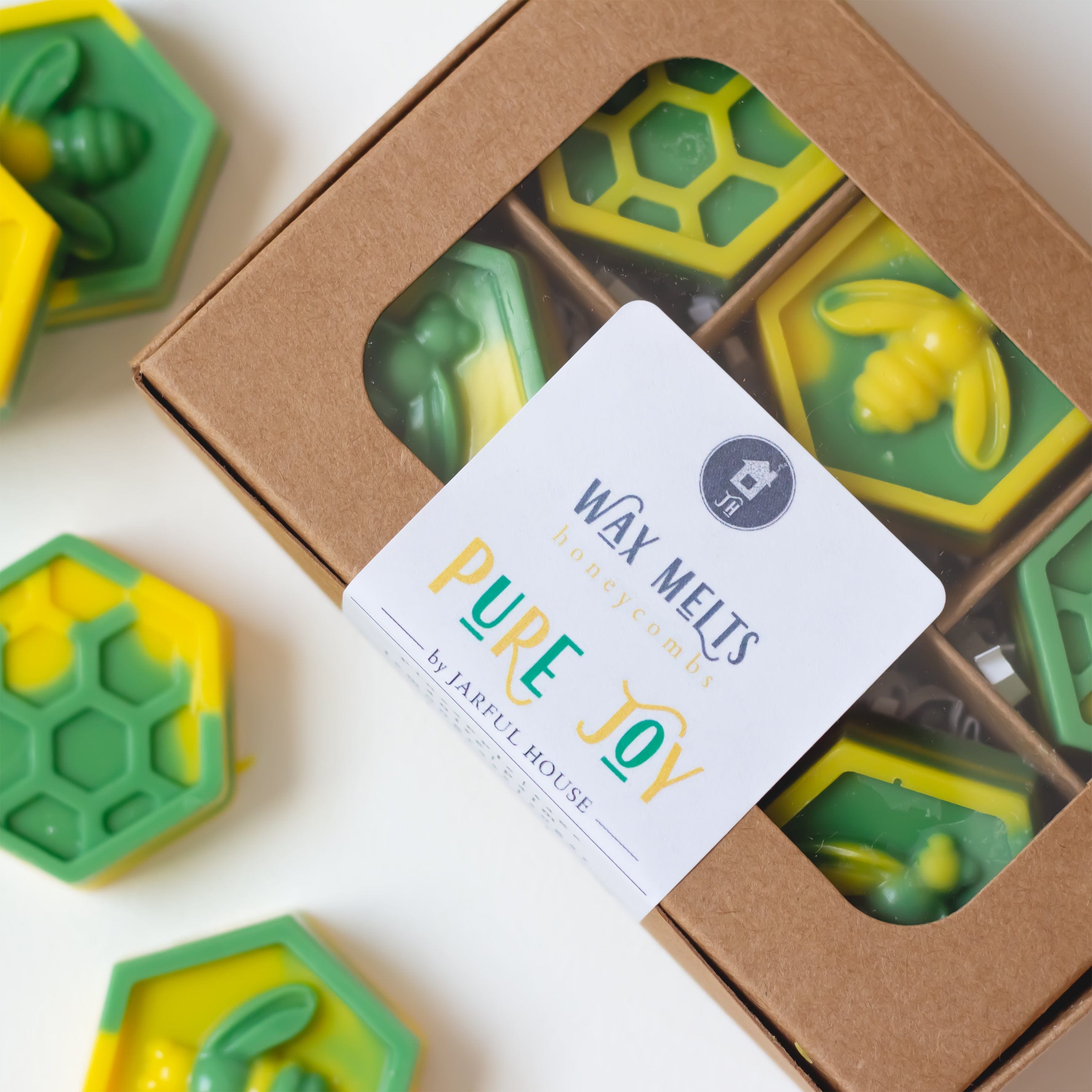 Pineapple + Sage Wax Melts Honeycombs Box PURE JOY - Pack of 6