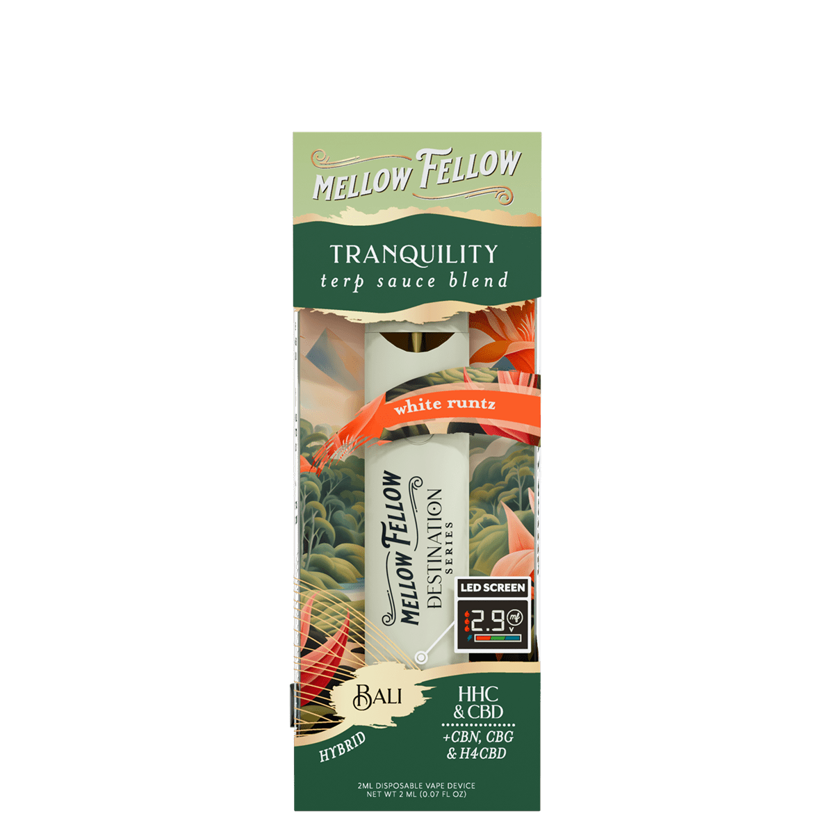 Tranquility Blend - Terp Sauce 2ml Disposable Vape - White Runtz (Hybrid)