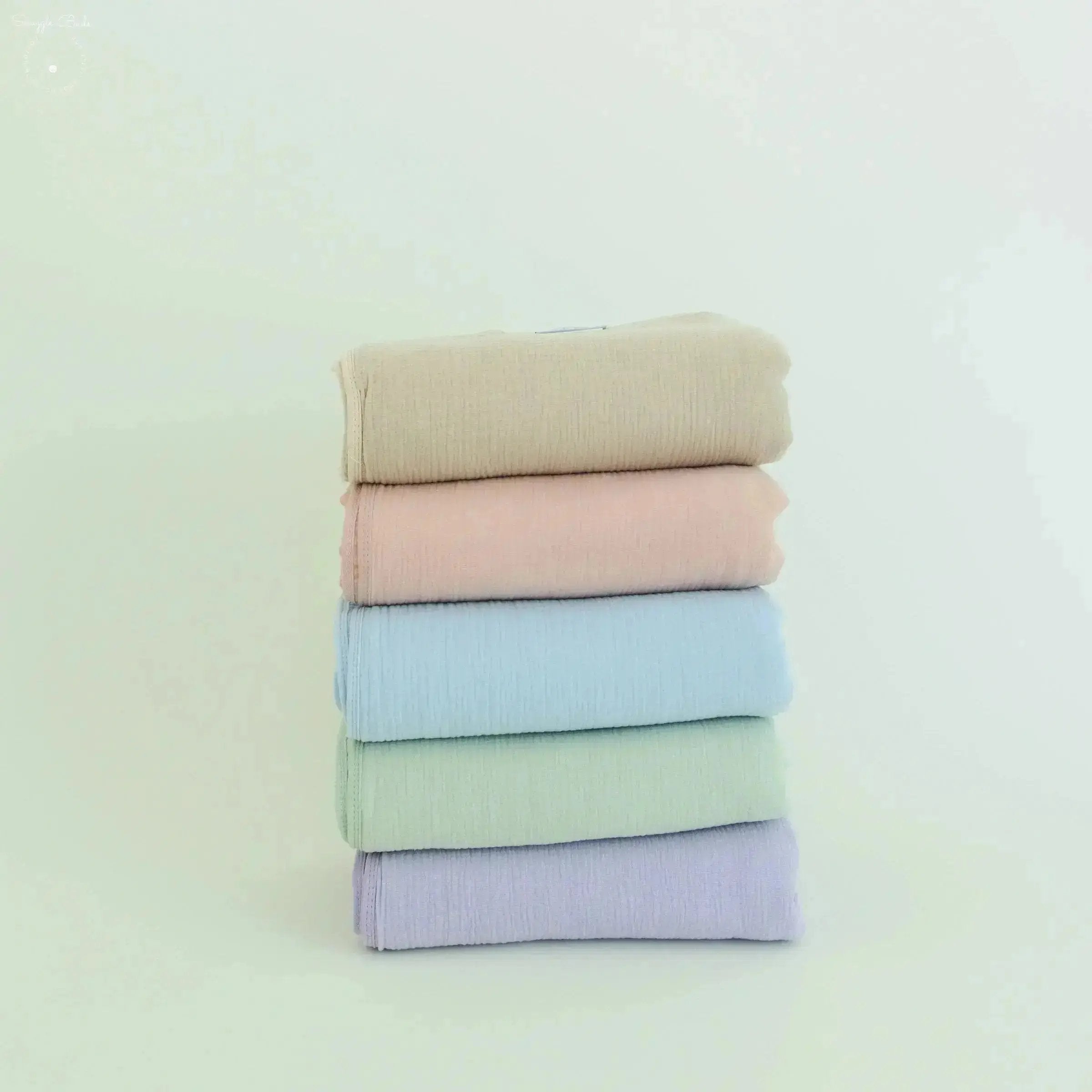 100% Muslin Cotton Blanket – Sky Blue Solid (Available in Two Sizes)